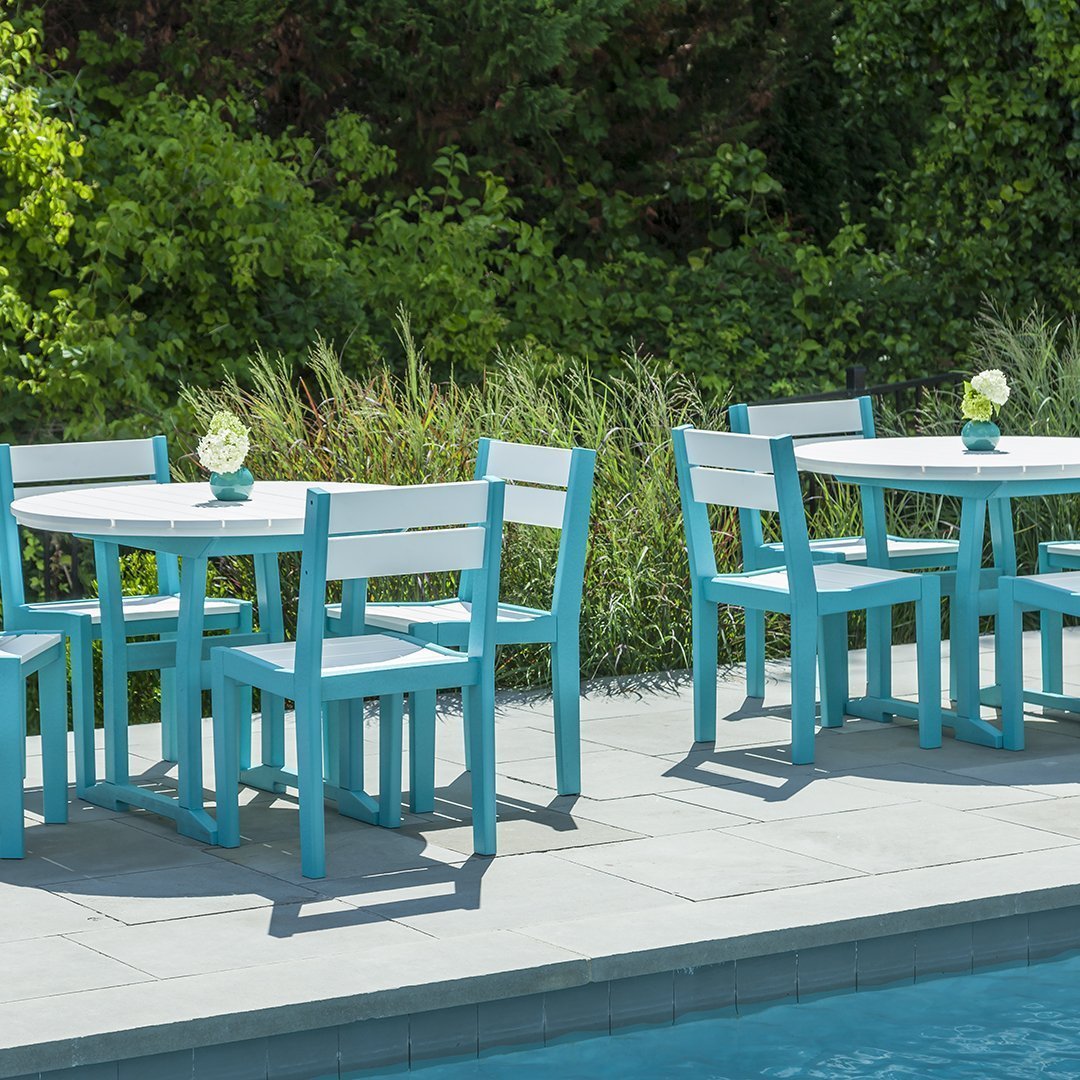 Stylish Coastline Cafe Dining Chair - Modern Wooden Bistro Chair for Kitchen, Restaurant & Patio - Perfect for Home, Cafe & Outdoor Dining