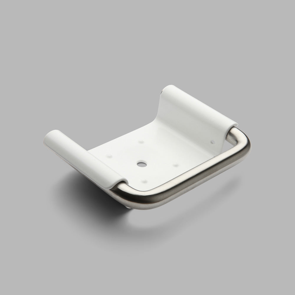 Knud Holscher Collection d Line Soap Dish - Modern Bathroom Organizer for Shower, Sink & Countertop Storage