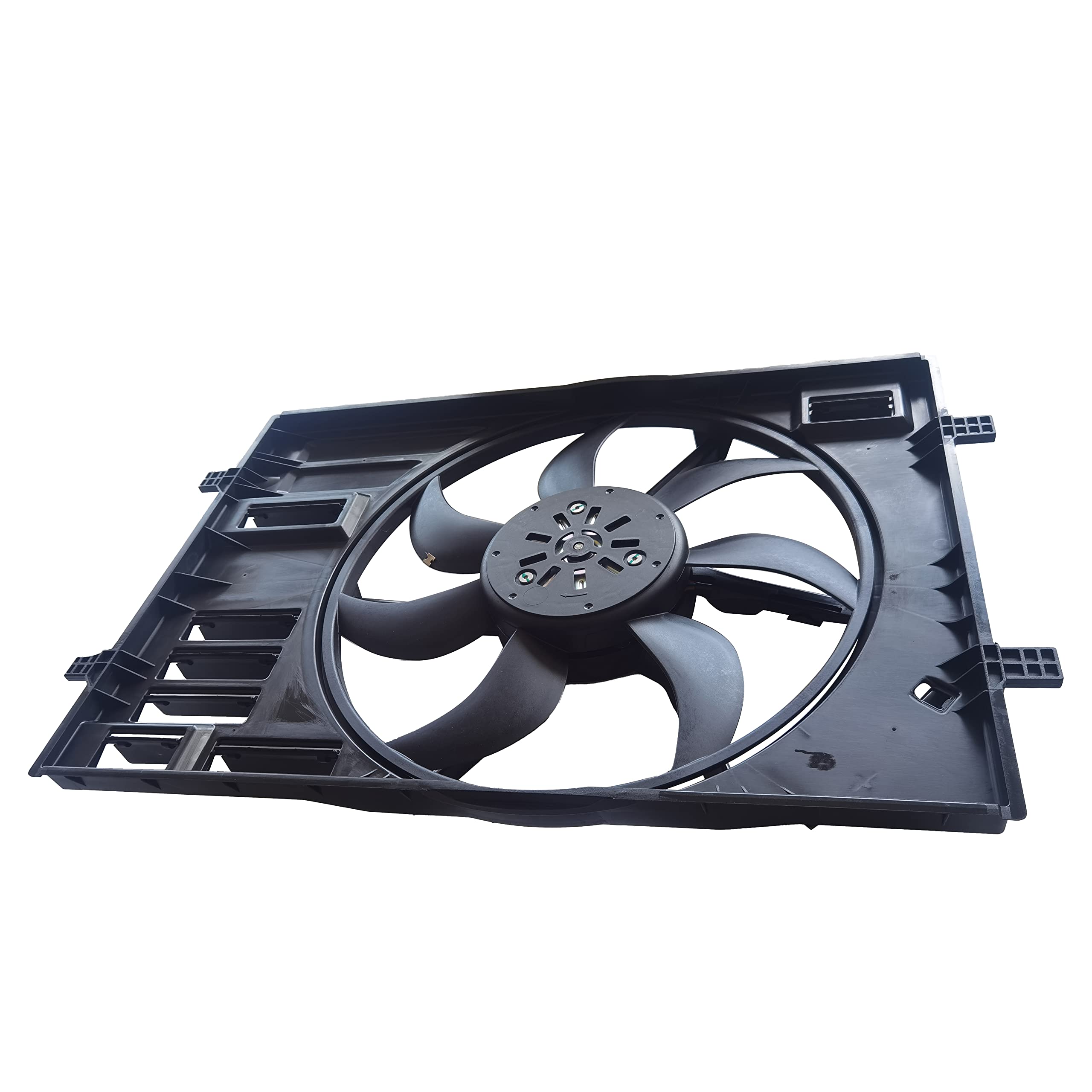 Partsflow Cooling Fan Compatible with 2015-2020 Audi A3/S3, 2015-2020 Volkswagen E-Golf/Golf/GTI, 2019 Jetta - High Performance Radiator Fan Replacement for Engine Cooling System