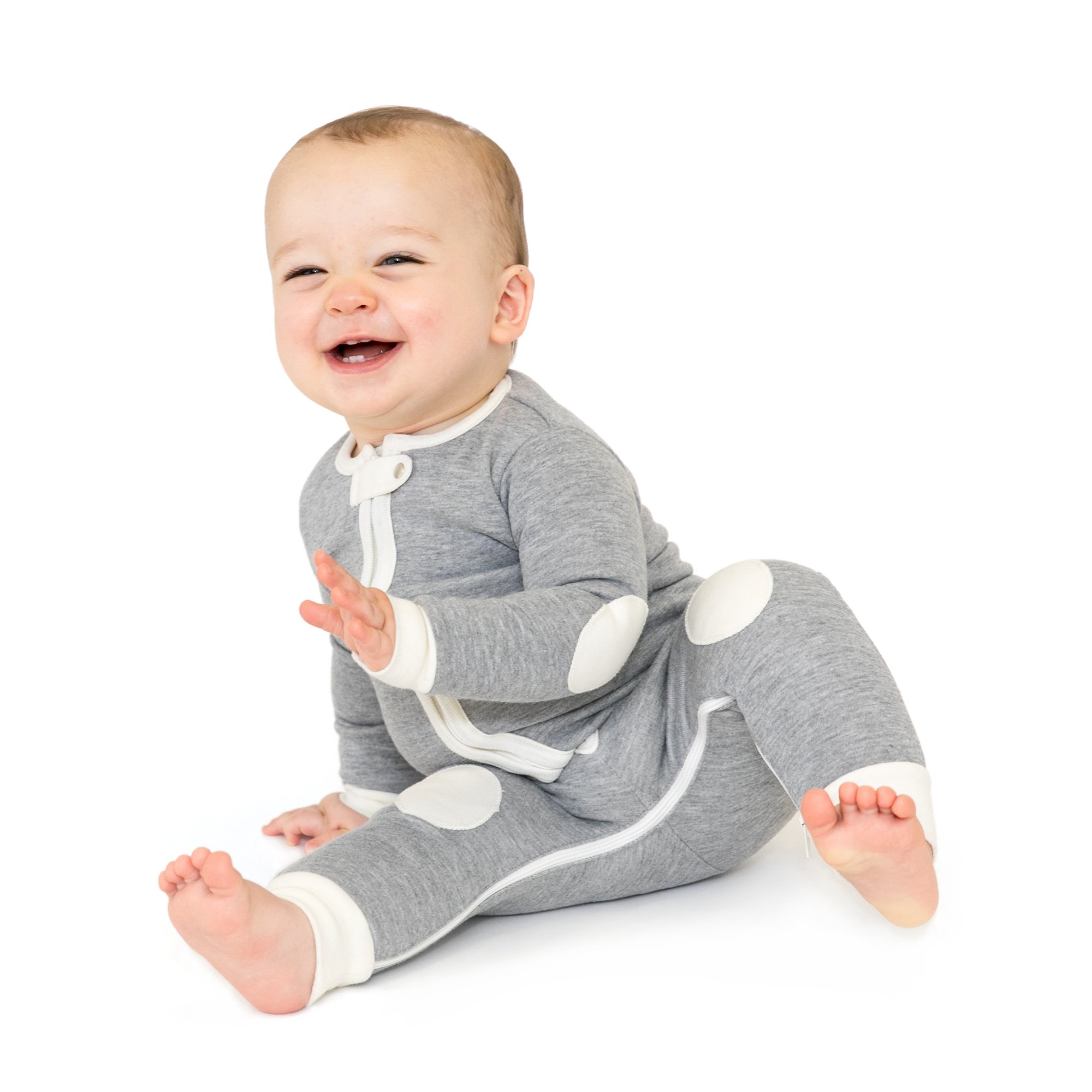 Baby Deedee Cotton Velour Romper Pajama - 3-6 Months for Cozy Sleepwear