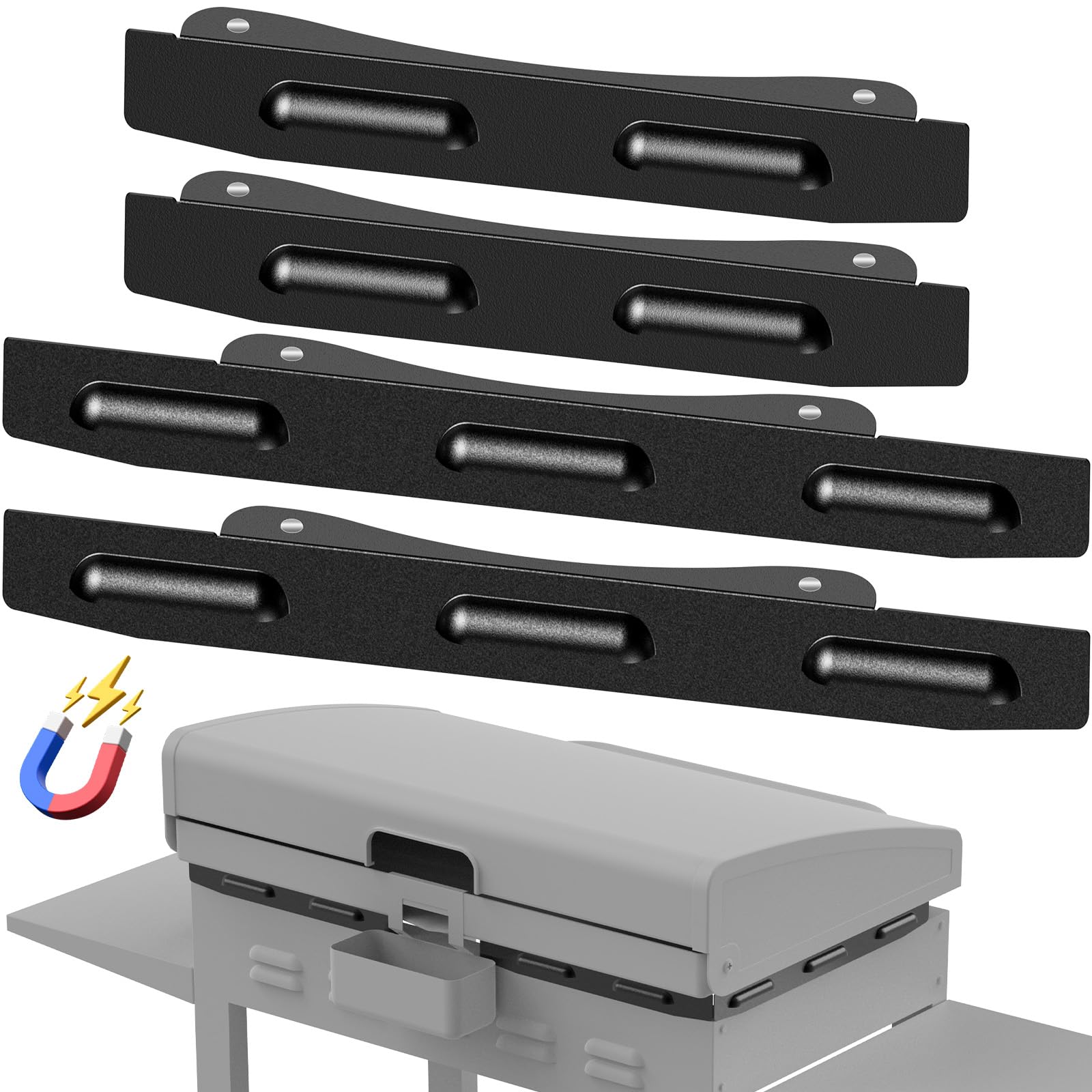 Upgraded Magnetic Wind Guards for 28” Blackstone Griddle | Stainless Steel Wind Screen & Heat Shield | Compatible with Blackstone Griddle Grill | Perfect for Camping, Backyard BBQ & Outdoor Cooking Accessories