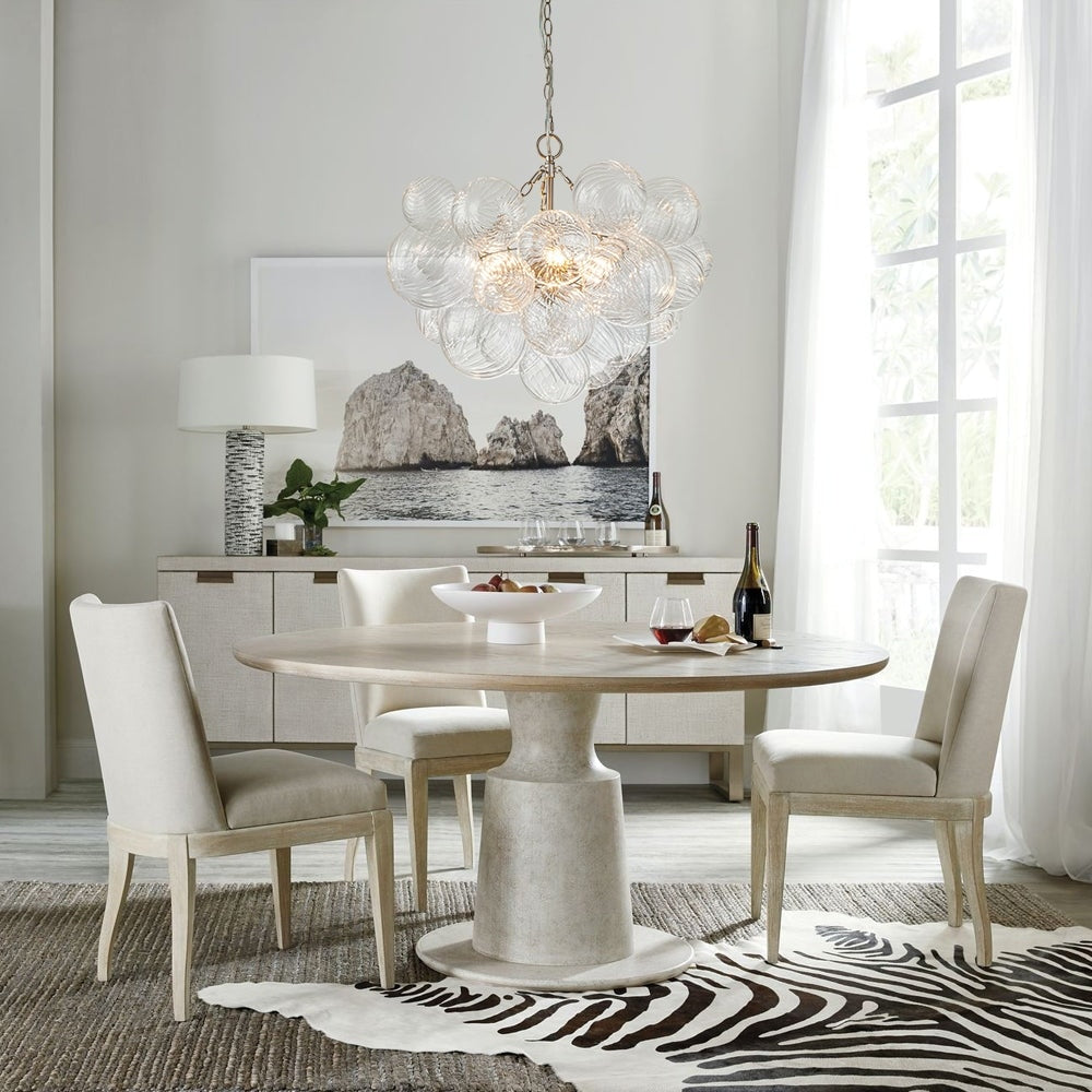 Talia Glass Chandelier - Elegant Crystal Ceiling Light Fixture for Dining Room, Bedroom & Living Room Decor | Modern Luxury Lighting for Home Interior Design