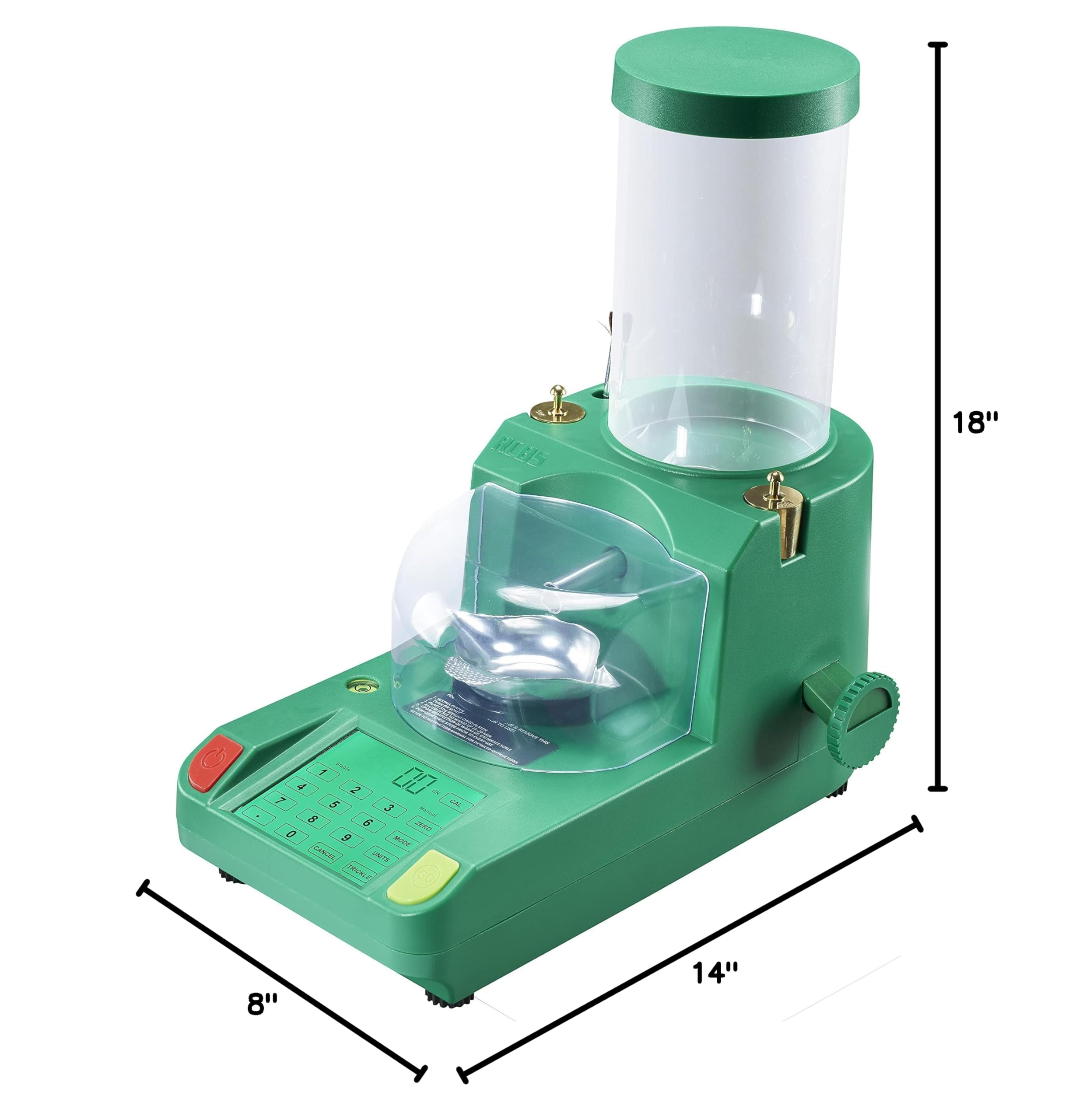RCBS ChargeMaster Link Bluetooth-Compatible Gun Powder Dispenser - 0.1 Grain Accuracy, 2000-Grain Capacity, Touchscreen Display | Reloading Powder Scale for Precision Shooting & Handloading