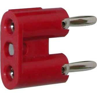Premium Dual Banana Plug - Solderless Red Connector for Audio & Test Equipment | High-Quality Speaker & Lab Wire Terminals