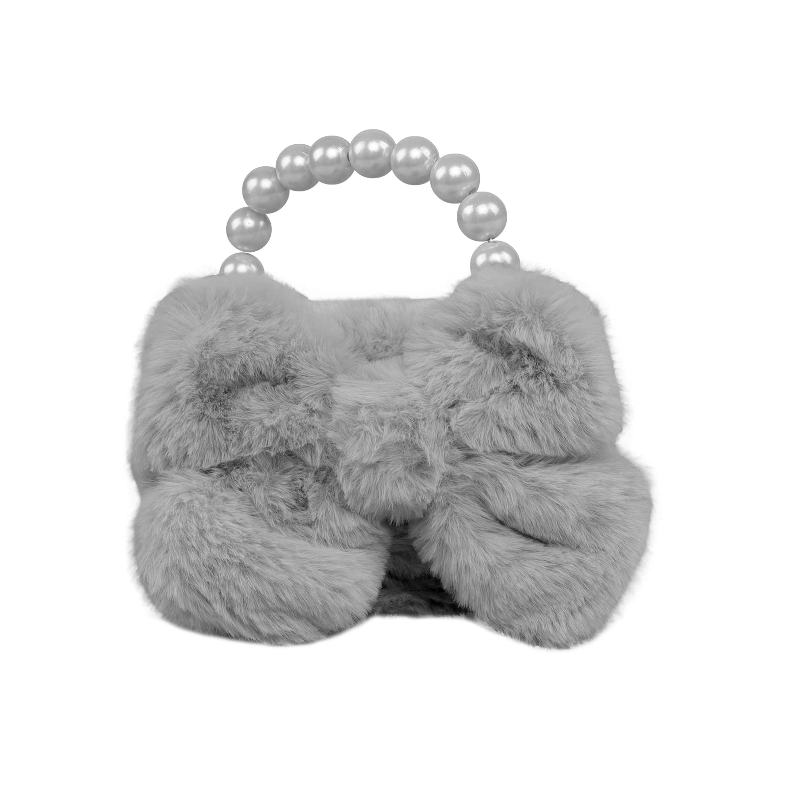 **Cute Fuzzy Mini Shoulder Bag for Girls - Kids Messenger Purse with Phone Holder, Crossbody Clutch for Toddlers | Perfect for School, Travel & Playdates**