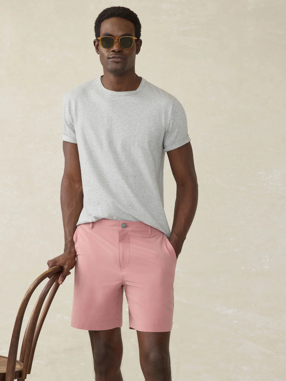 FAHERTY Men's All-Day Comfort Shorts - Lightweight, Breathable & Quick-Dry for Outdoor Activities, Travel & Casual Wear