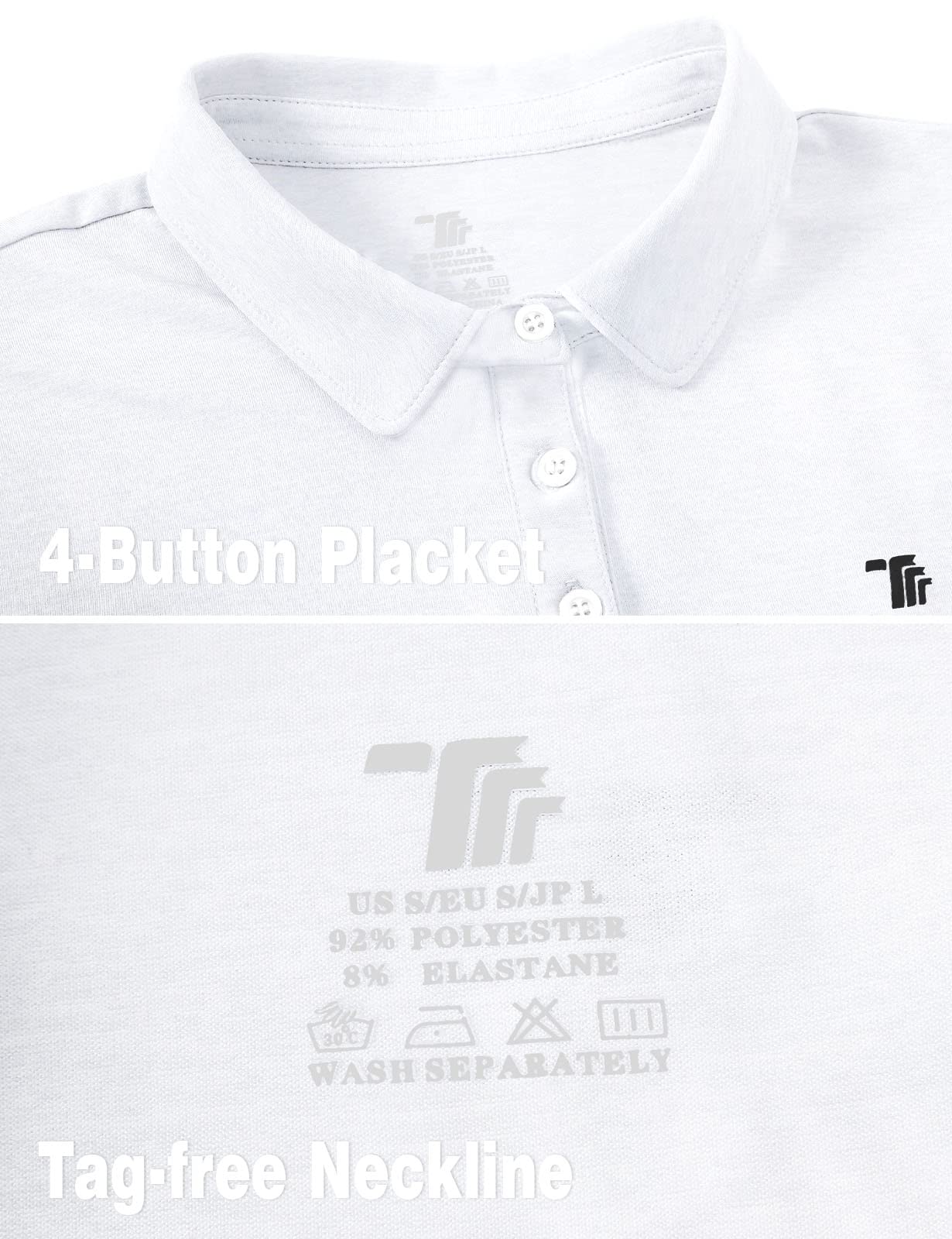 Rdruko Women's Golf Polo Shirts - Breathable Moisture Wicking Short Sleeve Collared Shirt for Tennis, Sports & Casual Wear - Perfect for Golf Outings, Summer Activities & Athletic Performance