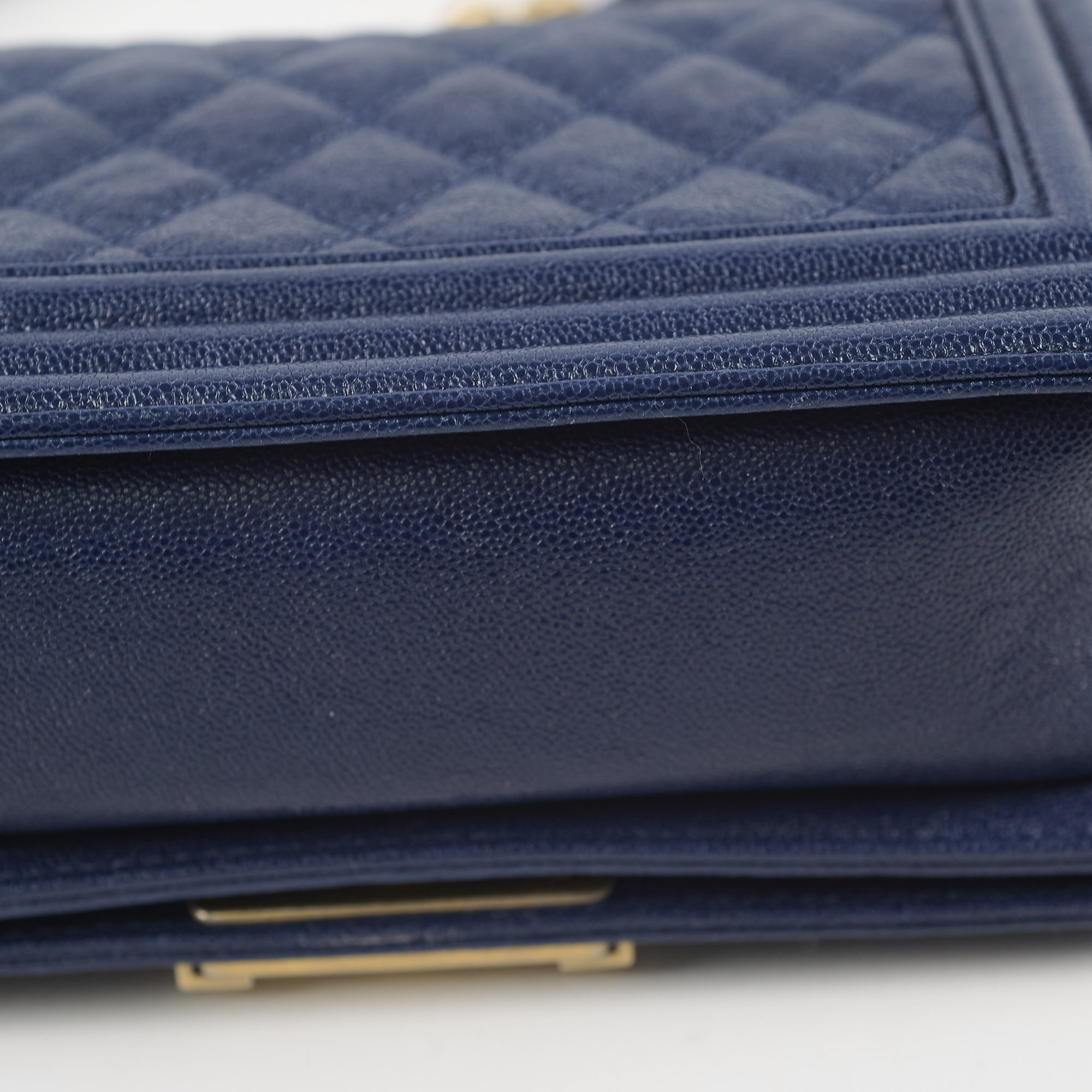 Chanel Small Boy Caviar Leather Handbag Navy Blue 26cm - Luxury Designer Crossbody Bag for Women, Perfect for Date Night & Special Occasions