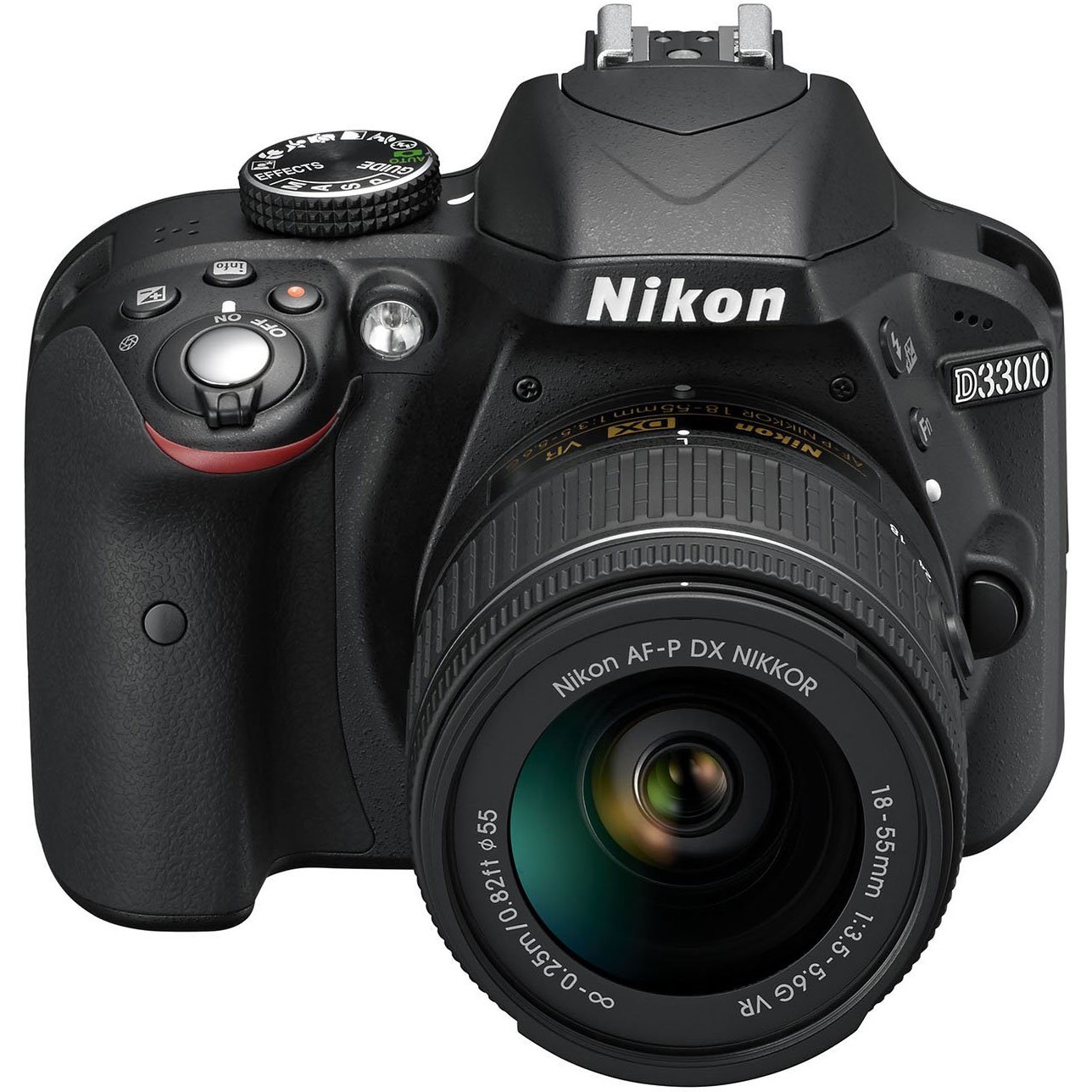 Nikon D3300 Digital SLR Camera with AF-P DX 18-55mm VR Lens (Black) - Perfect for Photography Beginners, Travel & Portrait Shooting
