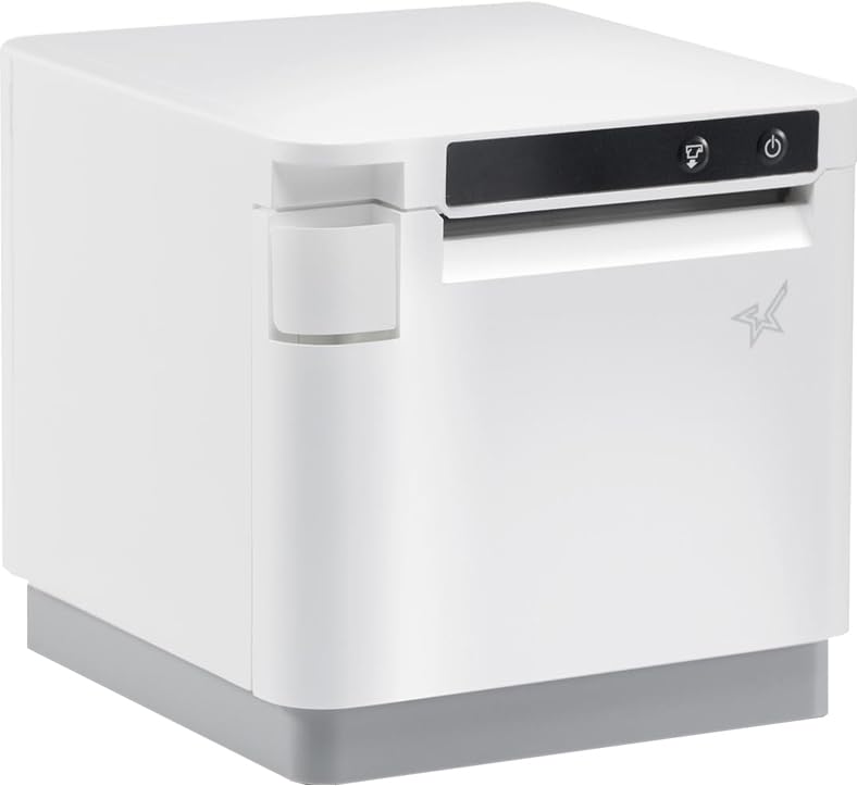 Star Micronics mC-Print3 Thermal Receipt Printer - Ethernet, USB-C, Bluetooth & Cloud Printing for iOS/Android/Windows - Ideal for Retail, Restaurant & POS Systems