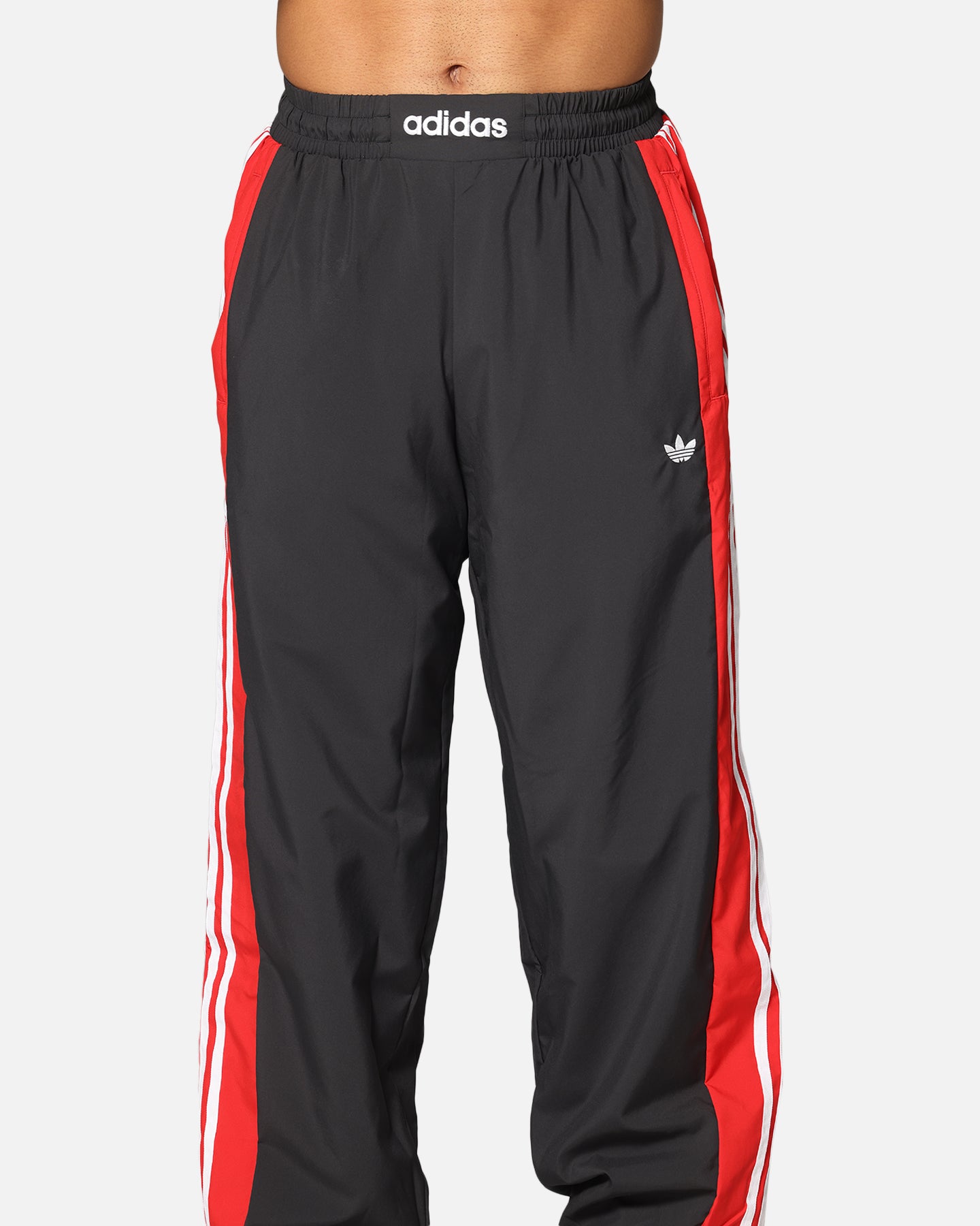 Adidas Originals Warm Up Track Pants - Better Scarlet Red | Men's Athletic Joggers for Running, Gym & Casual Wear