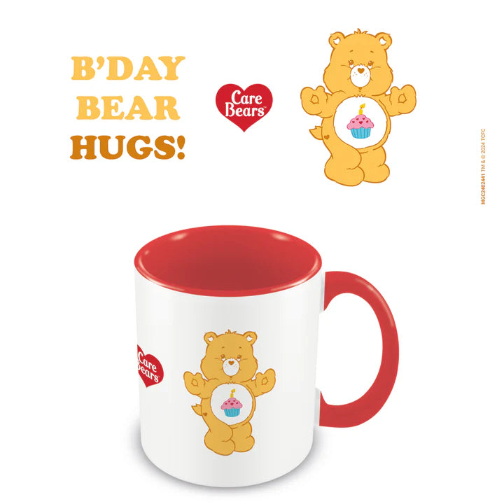 Care Bears Birthday Bear Colored Inner Mug - Perfect for Kids' Birthday Parties & Hot Drinks