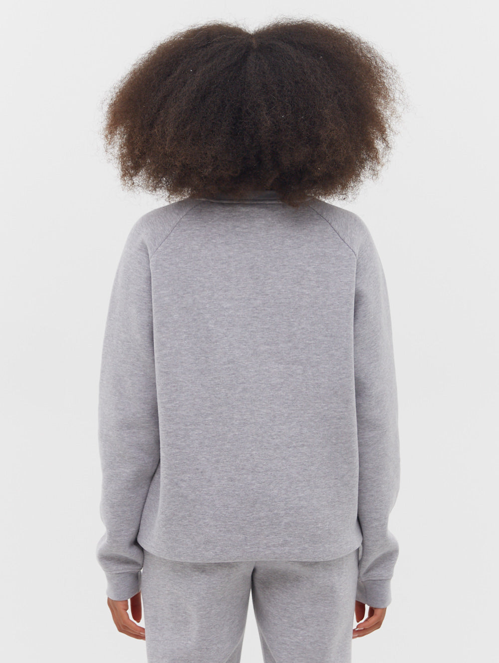 Lerna Sustainable Oversized Raglan Crew Neck Sweatshirt | Eco-Friendly Cotton Blend Pullover | Perfect for Casual Wear, Lounge & Outdoor Activities