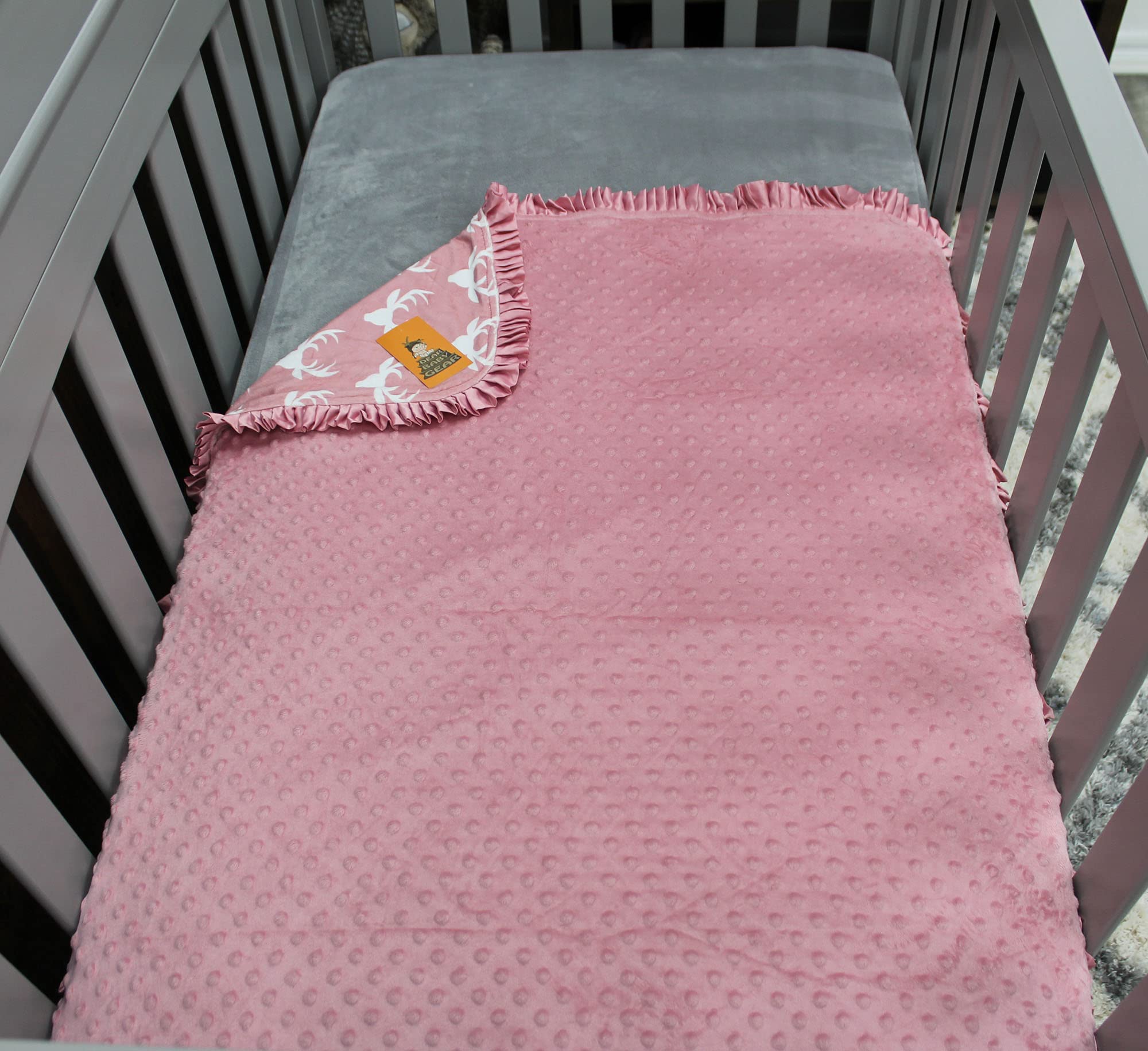 Deluxe Double Layer Baby Blanket - Gender Neutral Nursery Quilt for Newborns - Perfect for Gifting & Nursery Decor