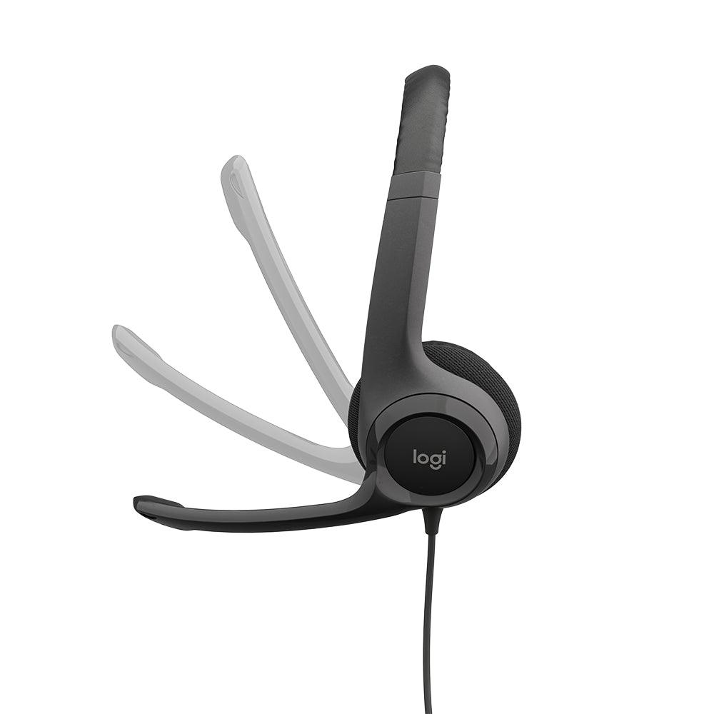 H390 USB Noise Cancelling Headset with Microphone - Professional Business Headphones for Office, Call Center & Remote Work