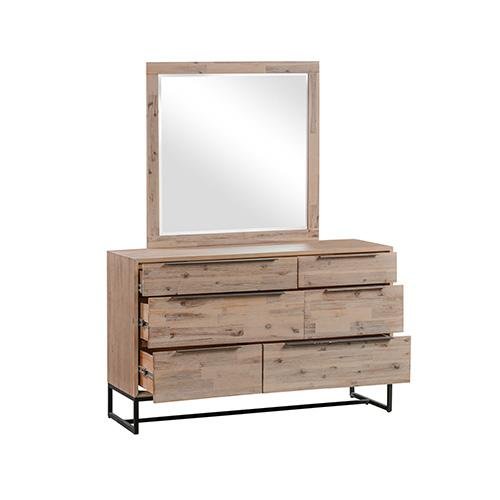 Stylish Hannah Dresser with Mirror - Elegant Vanity Table for Bedroom & Dressing Room - Perfect for Makeup, Jewelry Storage & Home Decor