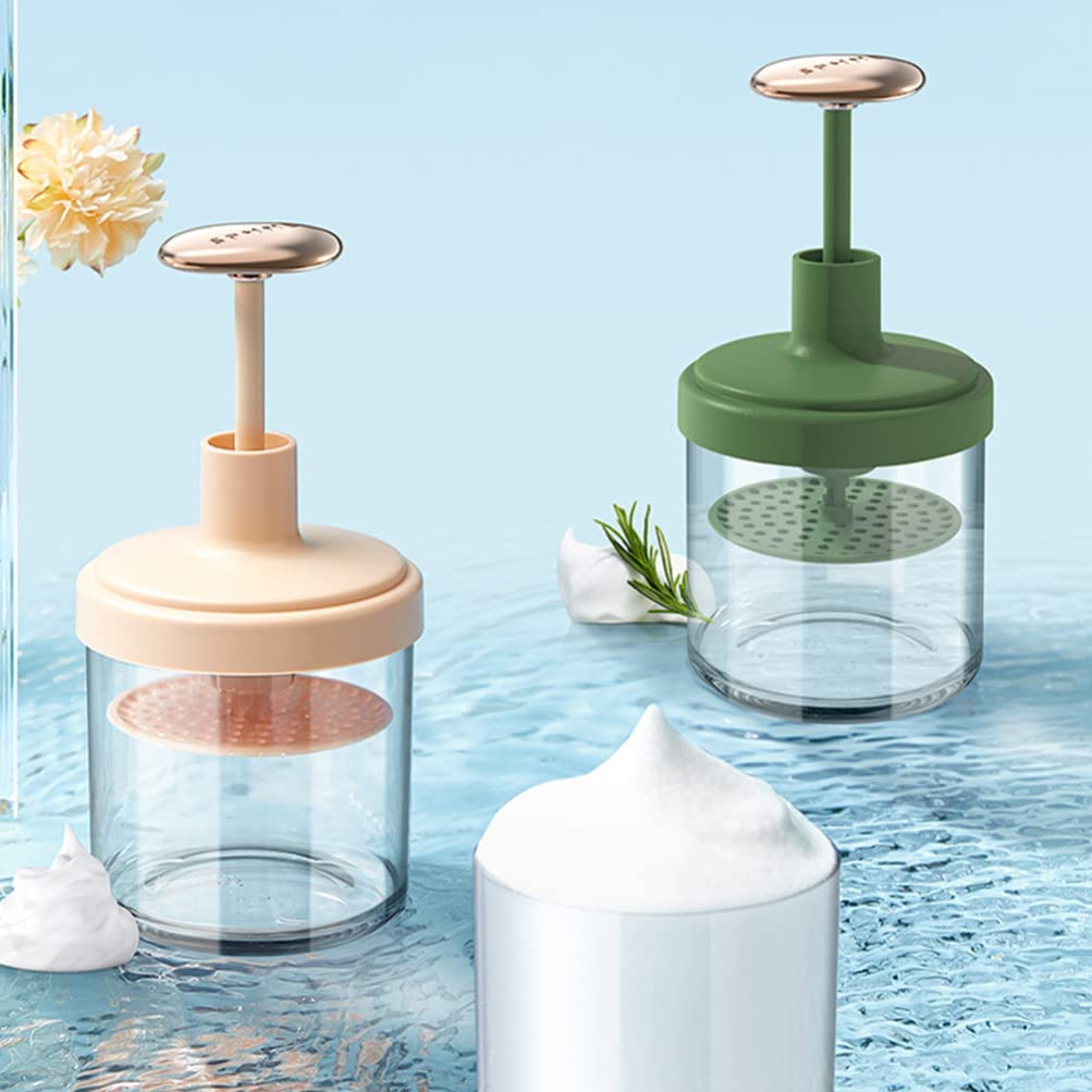 TOPBATHY Facial Foam Maker - Rich Creamy Foam Generator for Deep Cleansing & Skincare, Pink Bubble Maker for Gentle Face Wash - Perfect for Daily Skincare Routine & Spa-Like Experience at Home