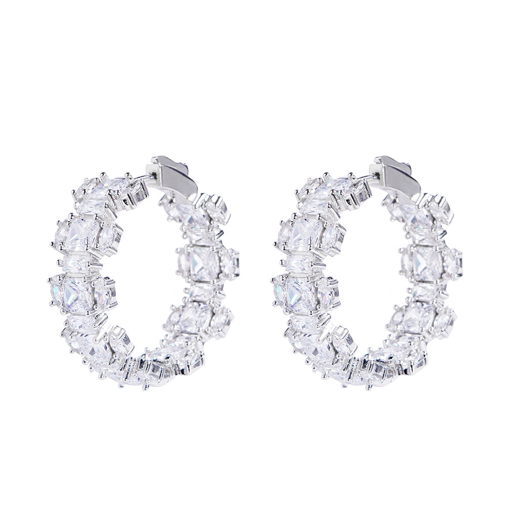 Yael Hoop Earrings - Elegant Gold Plated Hoop Earrings for Women | Perfect for Everyday Wear, Parties & Gifts