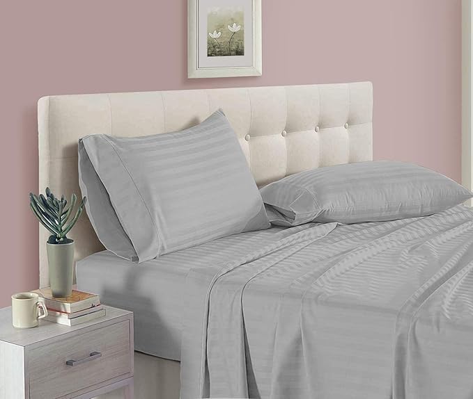 Premium 600 Thread Count Extra Deep Pocket Sheets 4-Piece Set - Fits 18