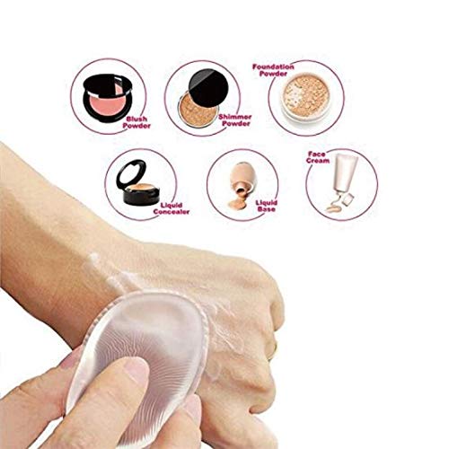 Premium Silicone Makeup Sponge - Transparent Foundation Blender (20g, 1-Pack) | Reusable, Hygienic & Easy to Clean | Perfect for Liquid, Cream & Powder Makeup Application