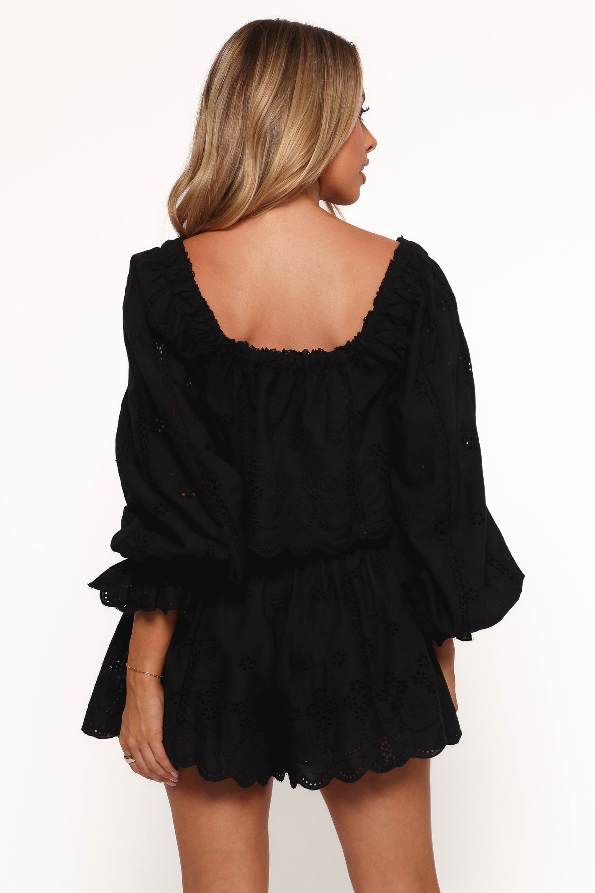 Alessia Women's Black Two Piece Set - Stylish Outfit for Casual Wear, Date Night & Summer Vacation