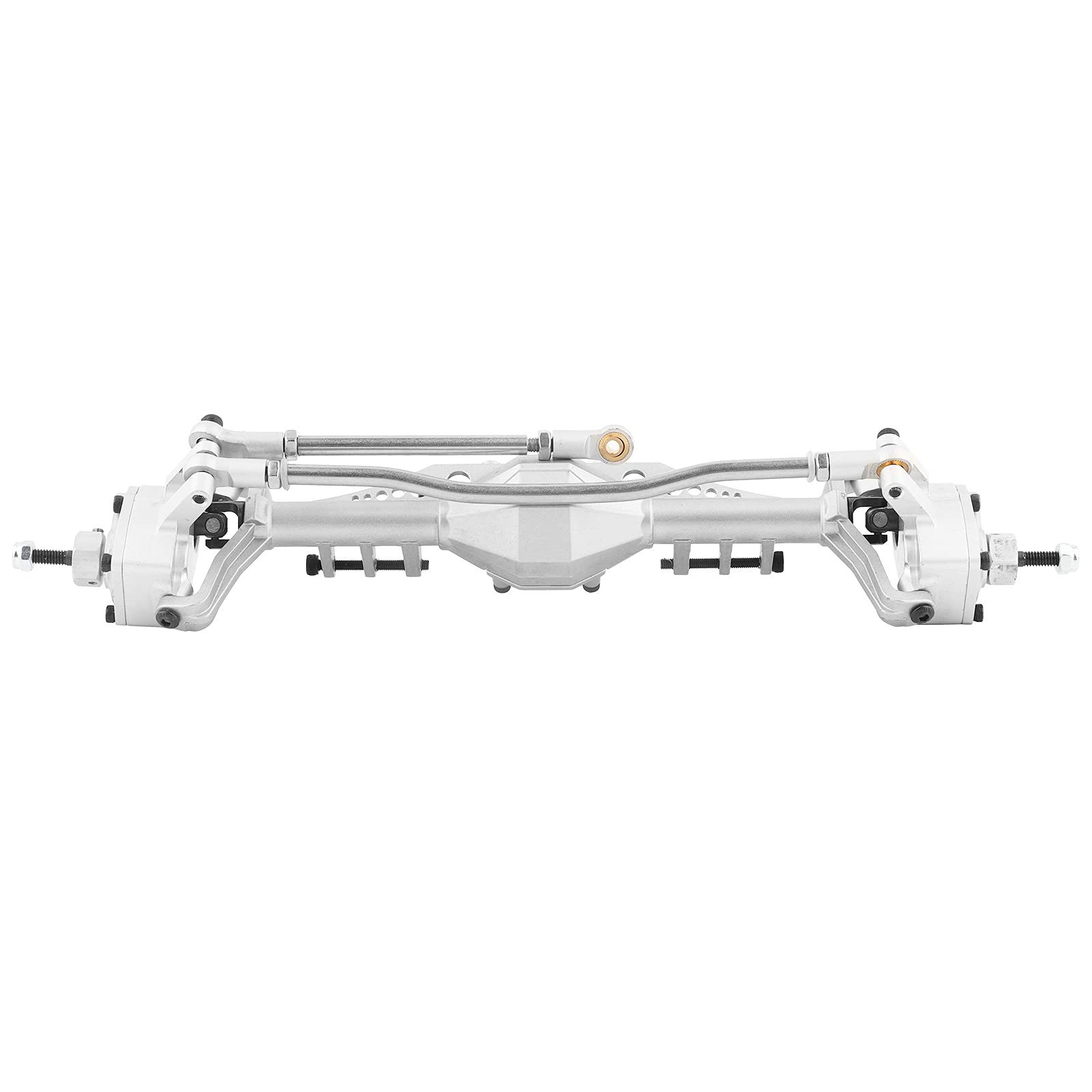 Metal RC Front Axle for Axial Capra 1.9 UTB - Durable Silver Alloy Upgrade Part with Innovative Design, Easy to Install - Perfect for Off-Road Crawling & RC Car Upgrades