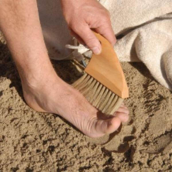 Sand-Free Beach Brush - Quick Dry & Durable Sand Remover for Feet, Body & Pets | Perfect for Beach, Pool & Outdoor Activities