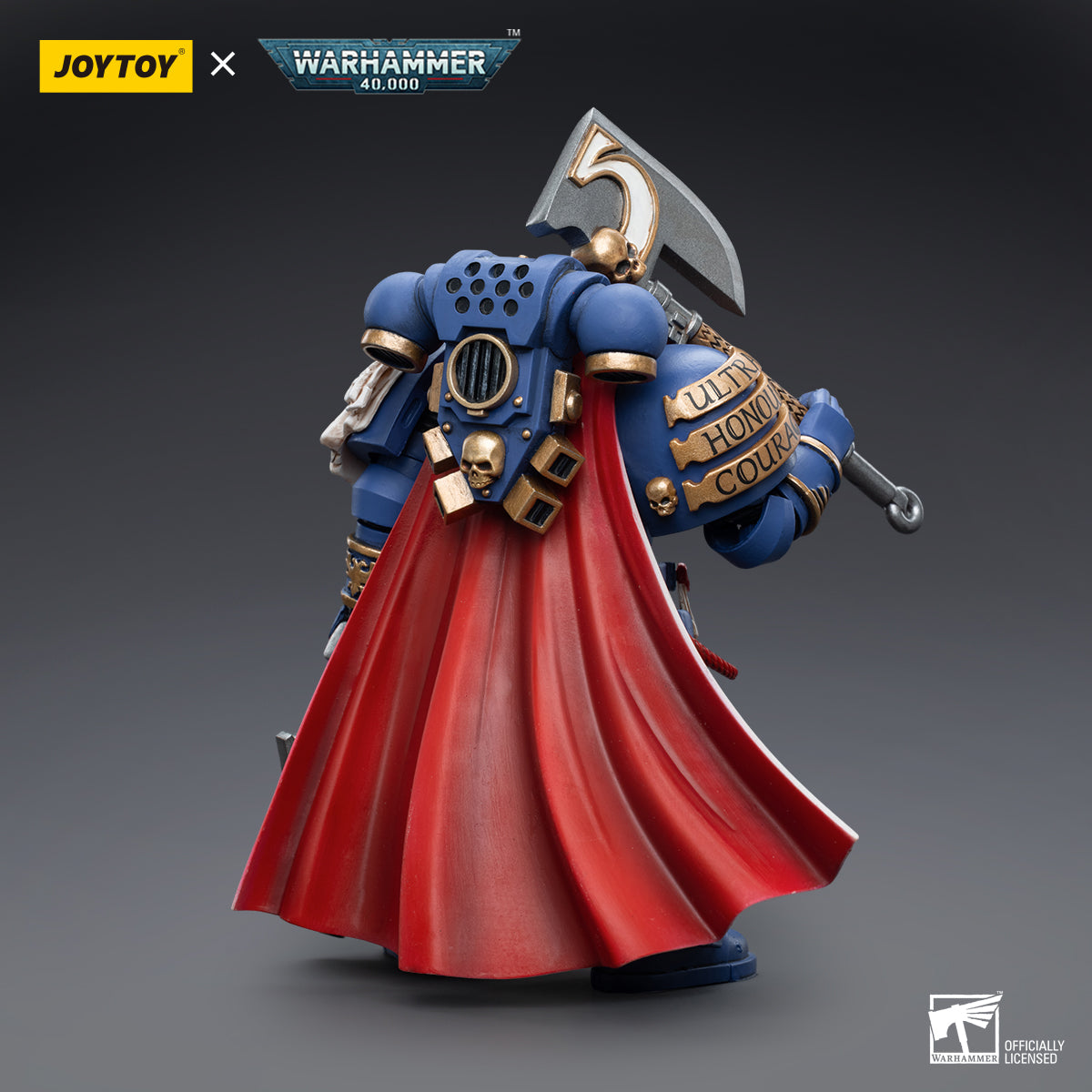 1/18 JOYTOY Warhammer 40K Ultramarines Honour Guard Action Figure Set (4pcs) - Perfect for Collectors, Tabletop Gaming & Display