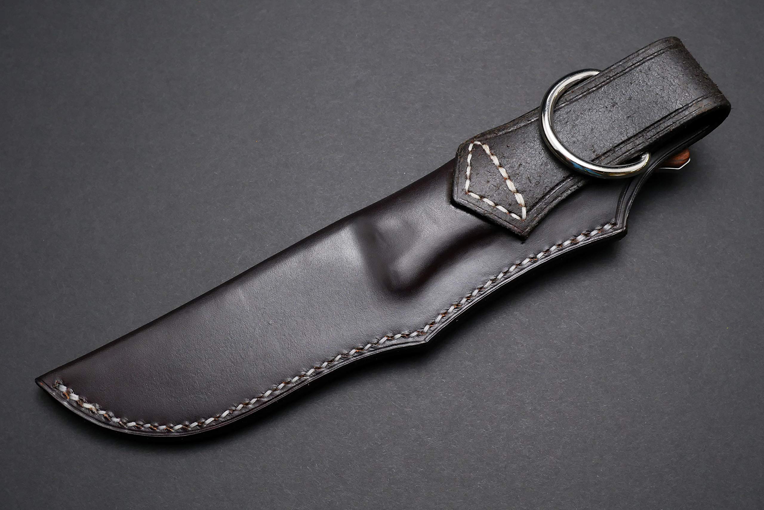 Handmade Custom Leather Sheath Cover Holster for Benchmade Saddle Mountain Skinner Knife - Perfect for Hunting, Camping & Outdoor Adventures