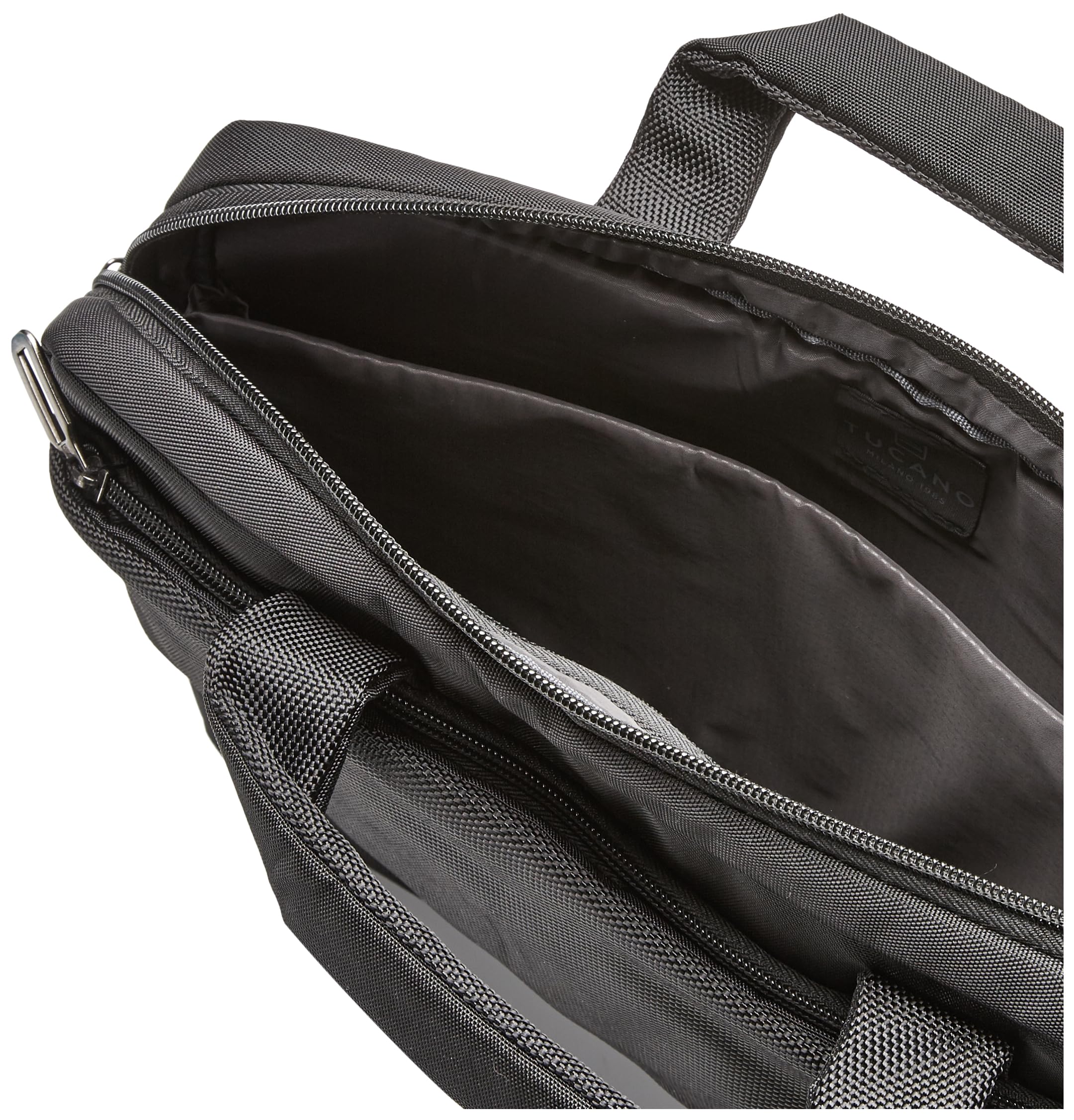 Tucano Dritta Black Laptop Sleeve Case for 15-inch Notebook - Compatible with MacBook Pro Retina, Ultrabook & MacBook Pro | Perfect for Work, Travel & School Protection