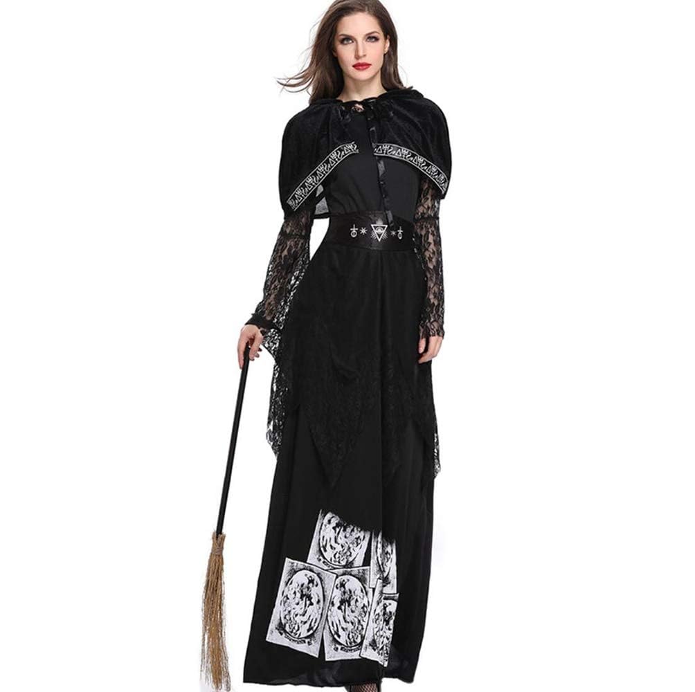 Quenny Halloween Ghost Bride Witch Costume for Spooky Parties