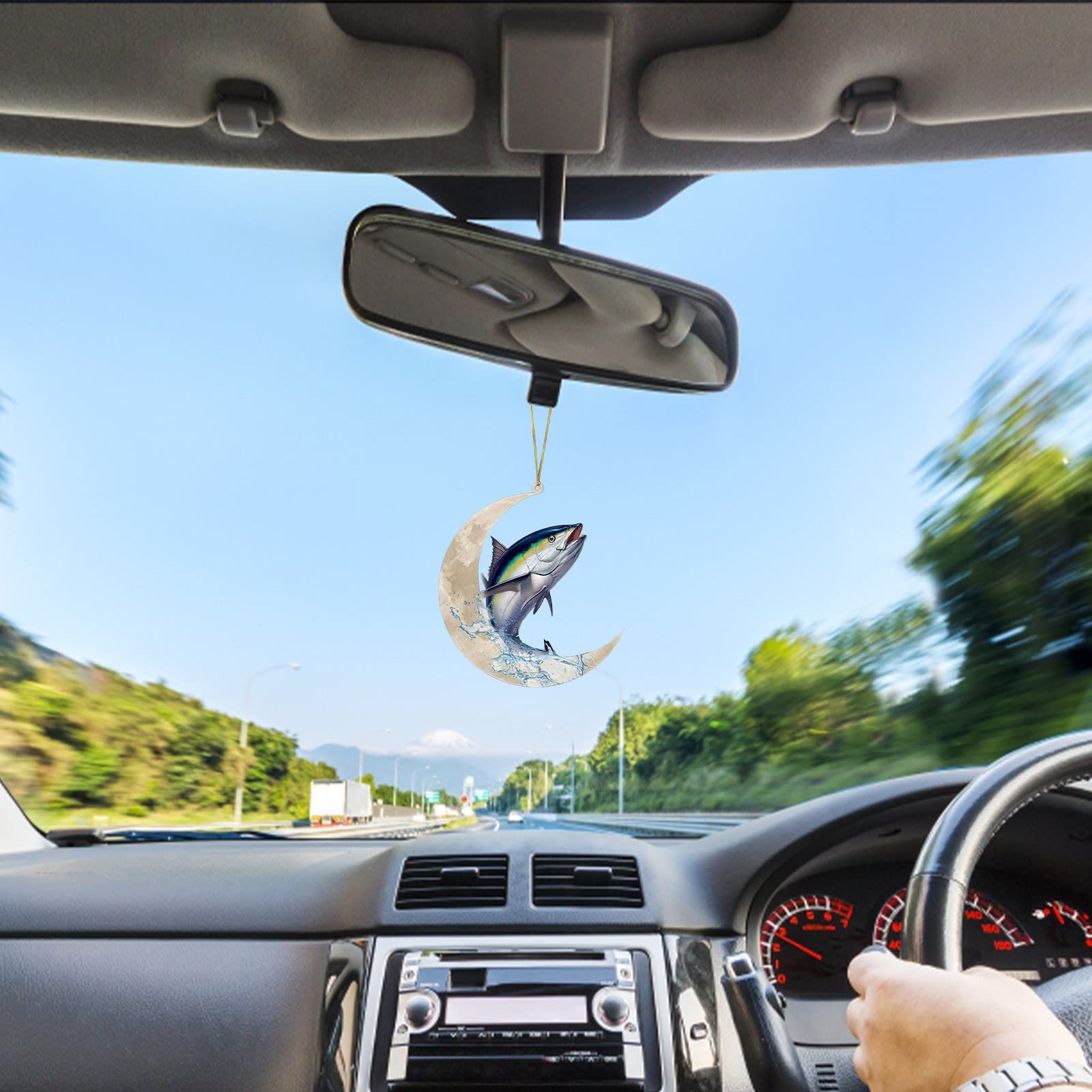2022 Moon Car Protector - Rearview Mirror Ornament & Interior Accessories for Homemade Window Decoration, Wall Set, Bumper Strips - Perfect for Car Lovers & DIY Auto Decor Enthusiasts