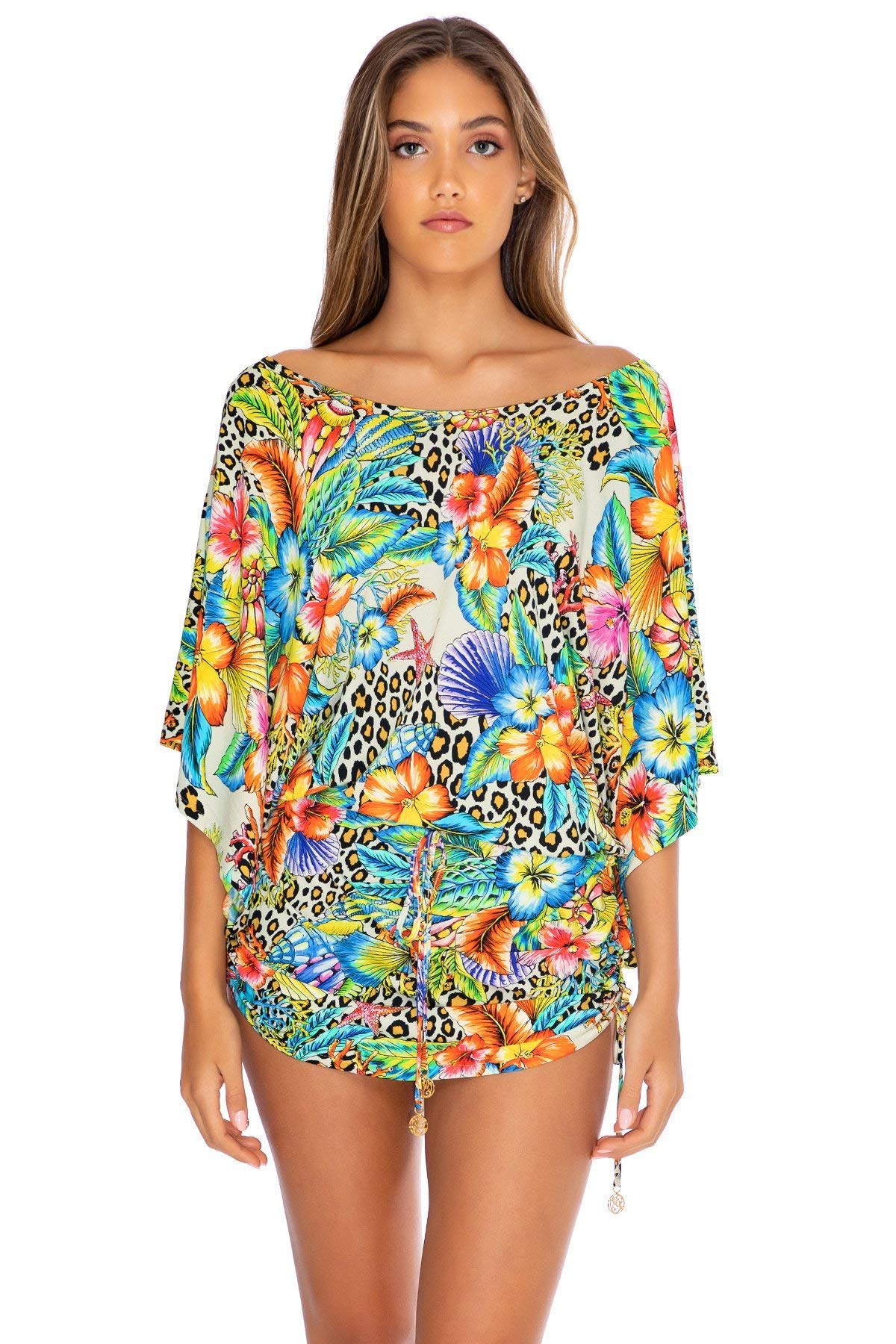 LULI'S Jungle - South Beach Dress | Flowy Summer Maxi Dress for Women | Perfect for Beach Vacations, Pool Parties & Tropical Getaways