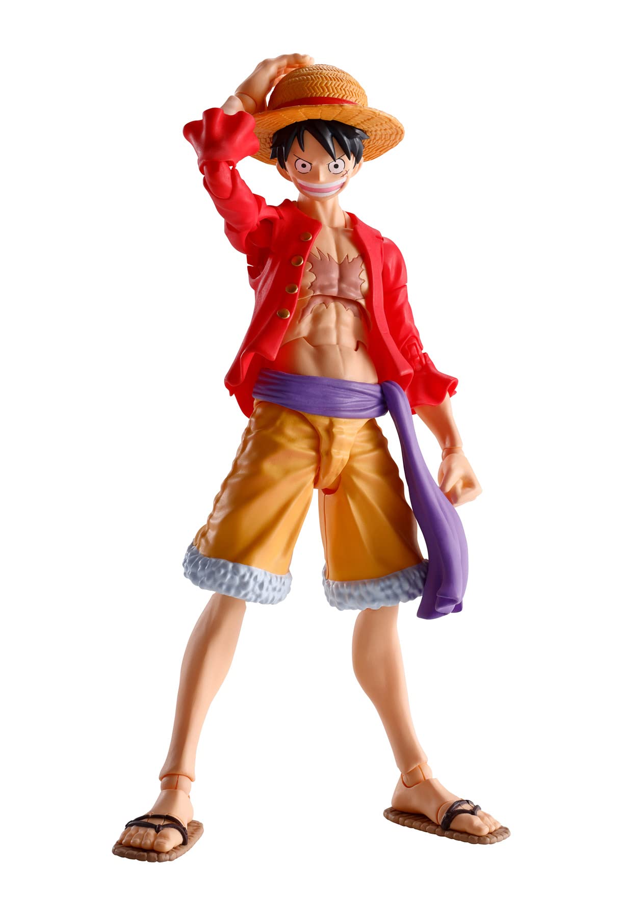 One Piece Monkey D. Luffy Action Figure - Tamashii Nations Bandai Spirits S.H.Figuarts - Raid on Onigashima Edition - Perfect for Anime Collectors & Display Decor