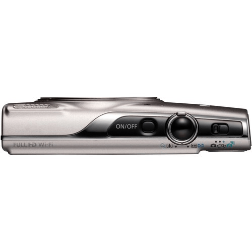 Canon PowerShot ELPH 360 HS Digital Camera - 12.1MP, 12x Optical Zoom, 1080p HD Video, WiFi & NFC, Silver - Perfect for Travel, Vlogging & Everyday Photography