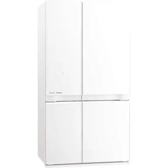 Mitsubishi Electric 635L French Door Refrigerator in White - Energy Efficient Large Capacity Fridge for Modern Kitchen & Open Plan Living Spaces