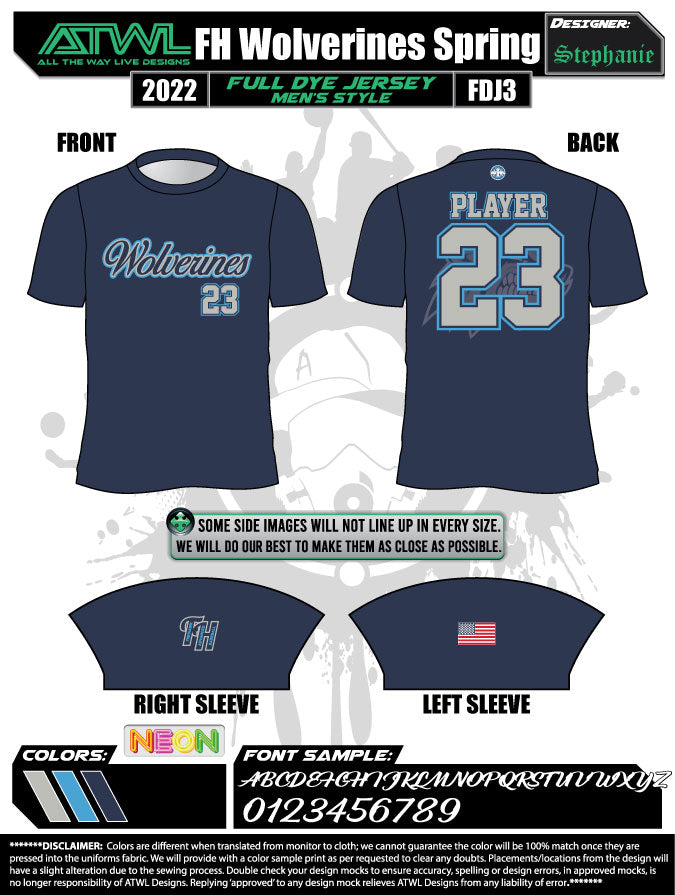 Wolverines Practice Full Dye Crew Neck Jersey - High-Quality Basketball Training Jersey for Men & Women - Perfect for Team Sports, Gym Workouts, and Fan Apparel