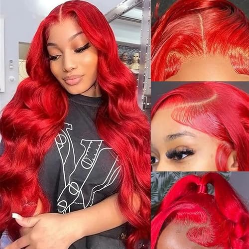 Red Lace Wig Body