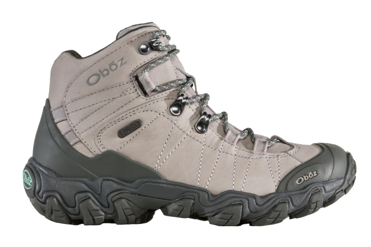 Oboz Women's Bridger Mid B-DRY Waterproof Hiking Boots - Lightweight & Durable for Outdoor Adventures, Trail Walking & Backpacking