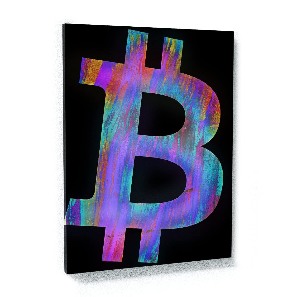 Crypto Canvas Wall Art - Bitcoin & Ethereum Themed Digital Currency Decor for Home & Office | Perfect for Living Room, Bedroom, or Crypto Enthusiast Gifts