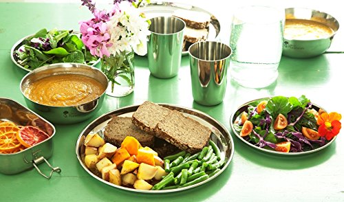 Premium 16-Piece Stainless Steel Dinnerware Set for Family Dining | Durable & Elegant Flatware | Perfect for Everyday Meals, Dinner Parties & Special Occasions