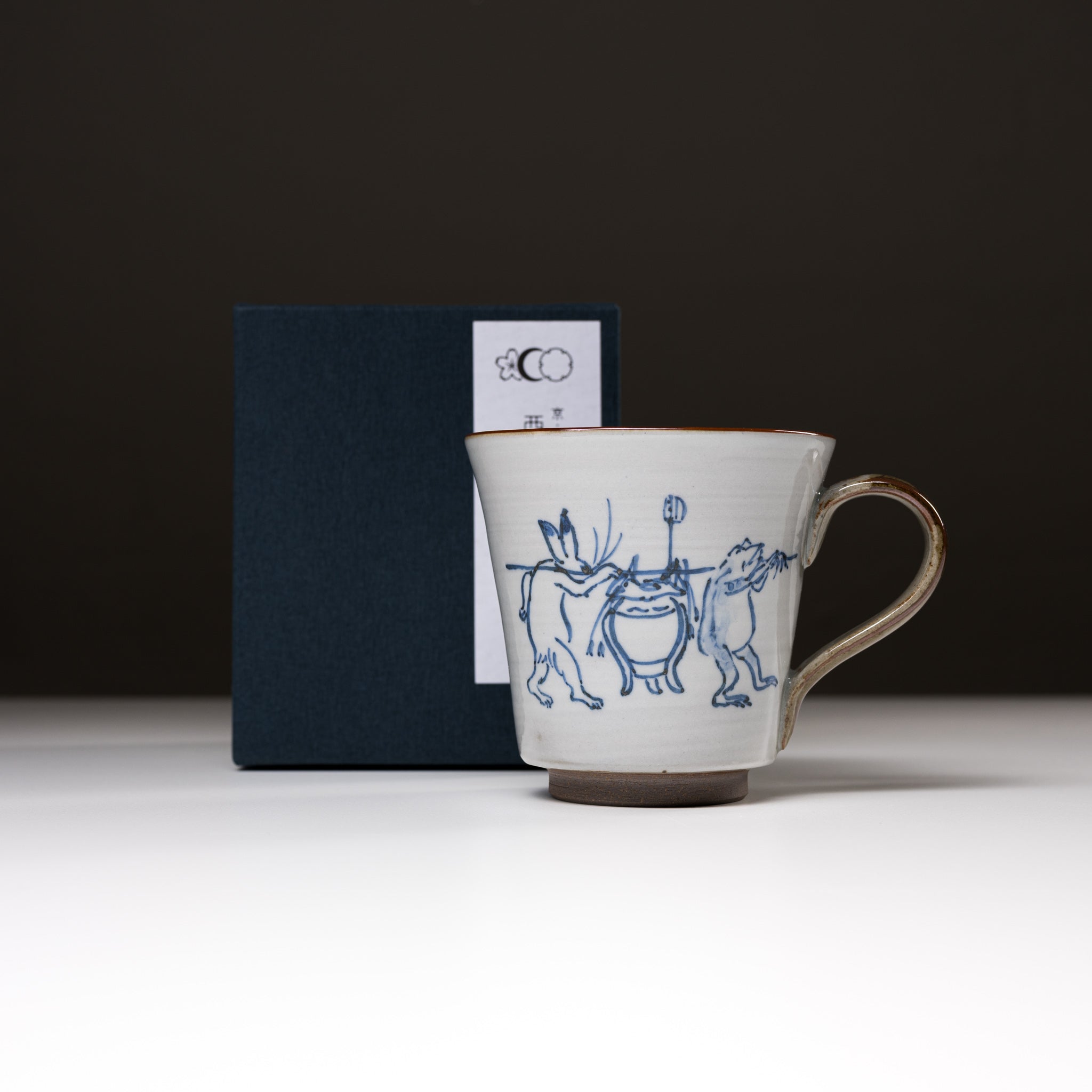 Handmade Kyo Kiyomizu Ware Ceramic Mug - Traditional Japanese Kozanji Tea Cup for Matcha, Coffee & Hot Beverages - Perfect for Tea Ceremonies, Home Use & Gifts