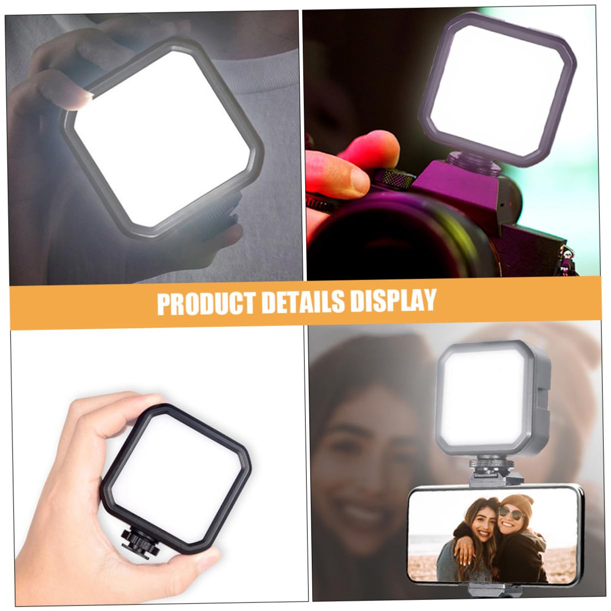 Hemobllo 3-Pack LED Selfie Ring Light for Phone, Camera & Makeup - Portable Photography Lighting for Camping, Videos & Content Creation