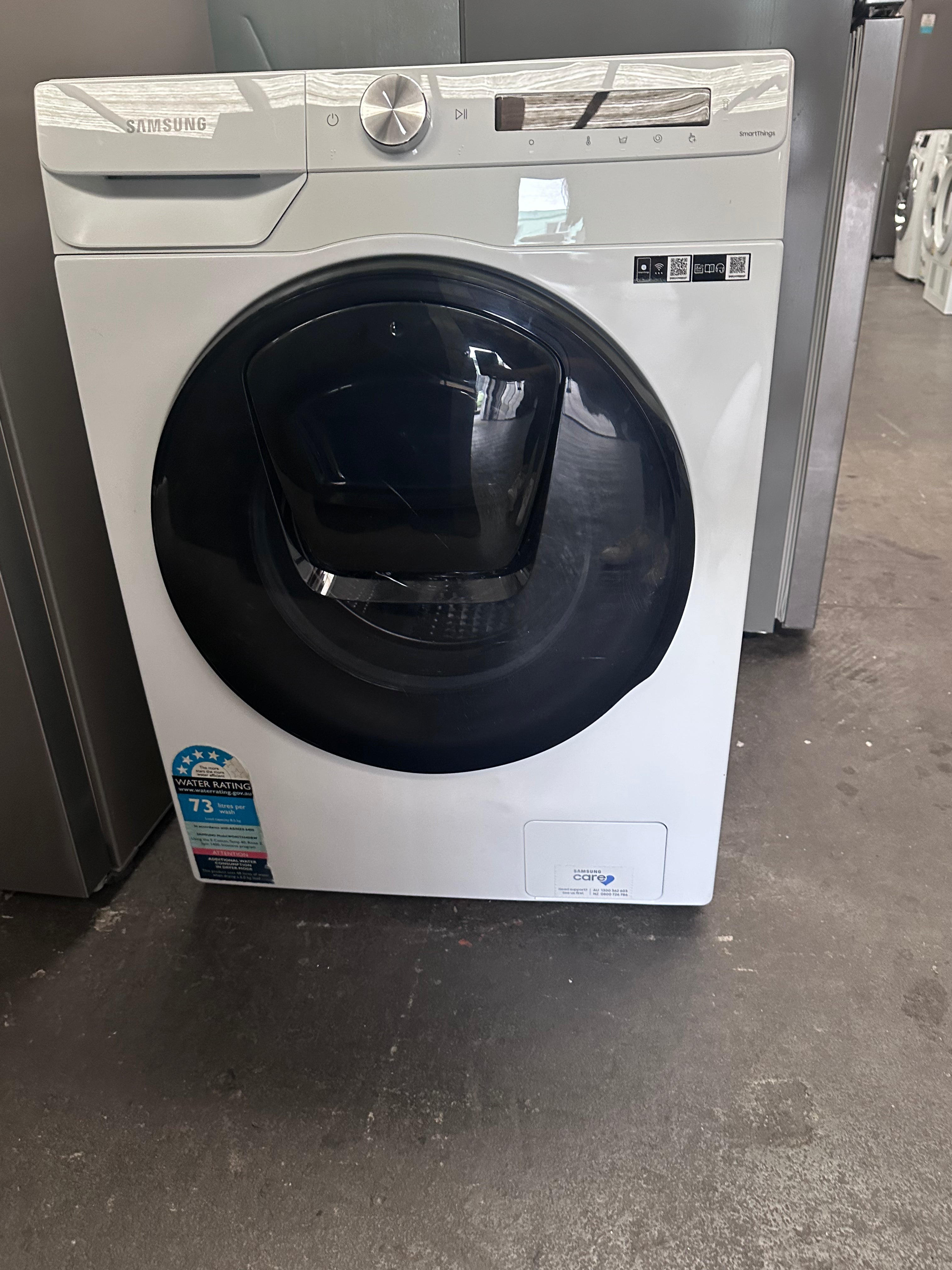 Samsung 8.5kg/6kg Add Wash™ Smart Washer Dryer Combo - Energy Efficient, WiFi Enabled, AI Control [Refurbished] - Perfect for Small Apartments & Laundry Rooms