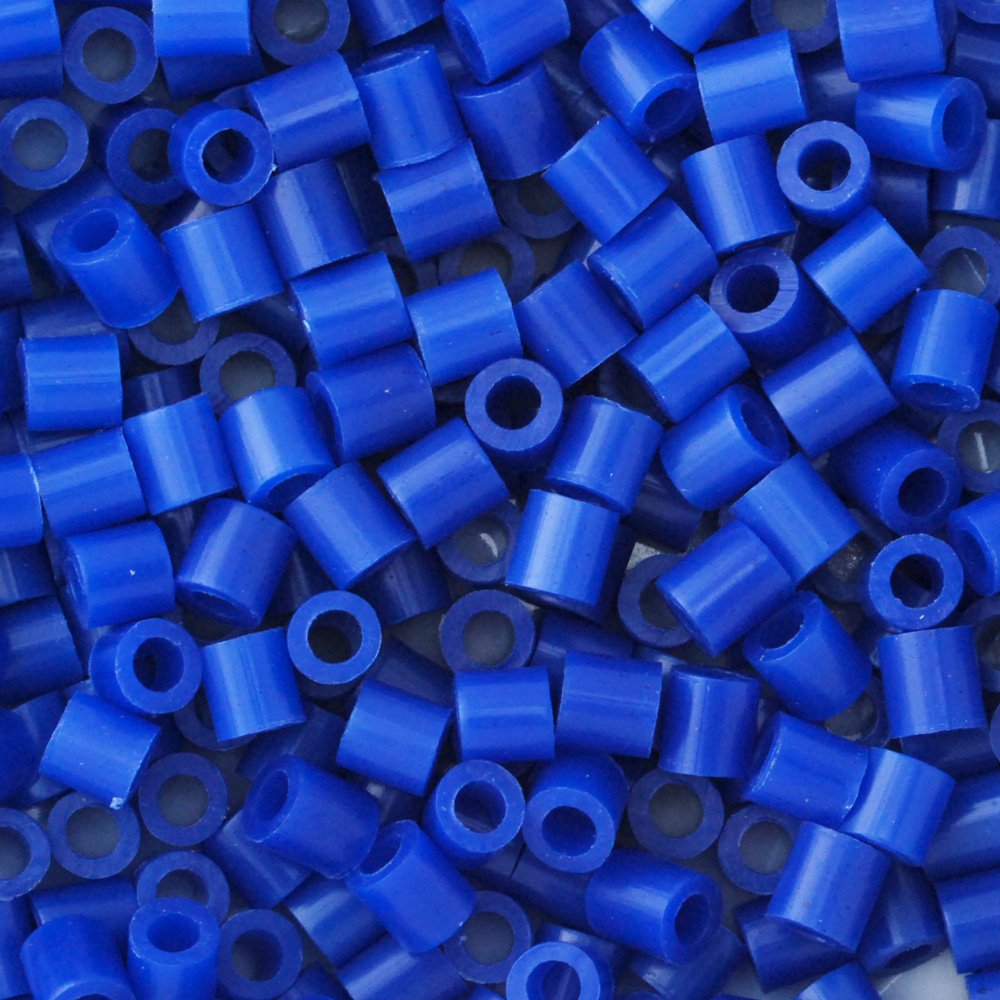 Rosebeading 800pcs 5mm Plastic Mini Beads for Kids Crafts, DIY Jewelry Making, Bracelets & Necklaces - Blue Craft Beads