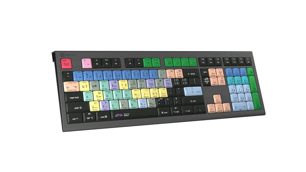 Logitech ASTRA2 Backlit Keyboard for Avid Sibelius - Mac Compatible | Professional Music Notation & Composition | Studio & Home Recording Setup