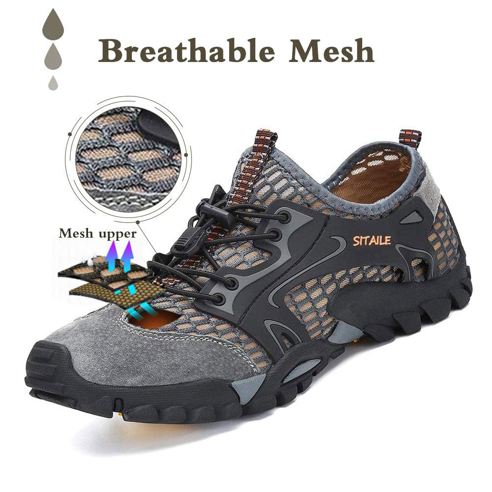 Best Quick Dry Hiking Water Shoes for Men & Women - Barefoot Aqua Swim River Shoes for Pool, Beach, Fishing & Water Sports - Lightweight Sandals for Outdoor Adventures