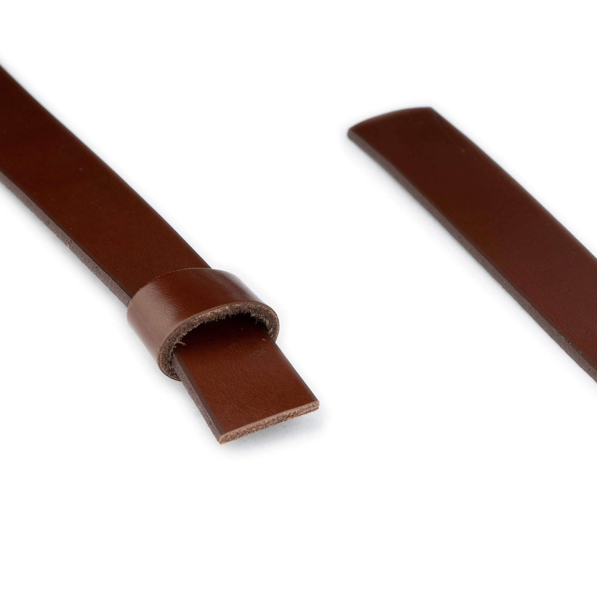 2.0 cm Dark Brown Genuine Leather Belt Strap for Dior Buckles - Women's Replacement Belt - Perfect for Dior Handbags, Tote Bags & Fashion Accessories
