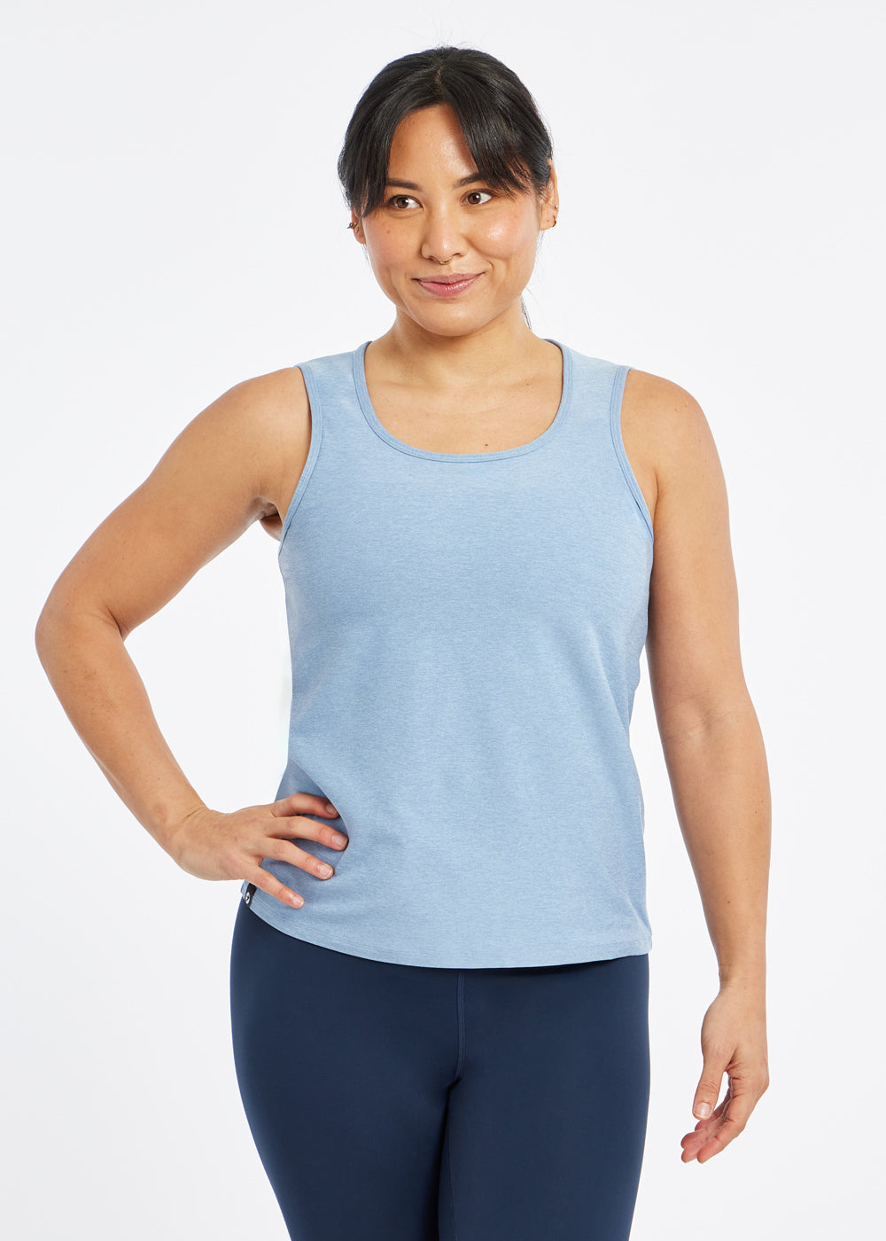 Lux Wing Tank Top for Women - Breathable Summer Sleeveless Shirt, Lightweight Casual Blouse for Gym, Yoga, Beach & Everyday Wear