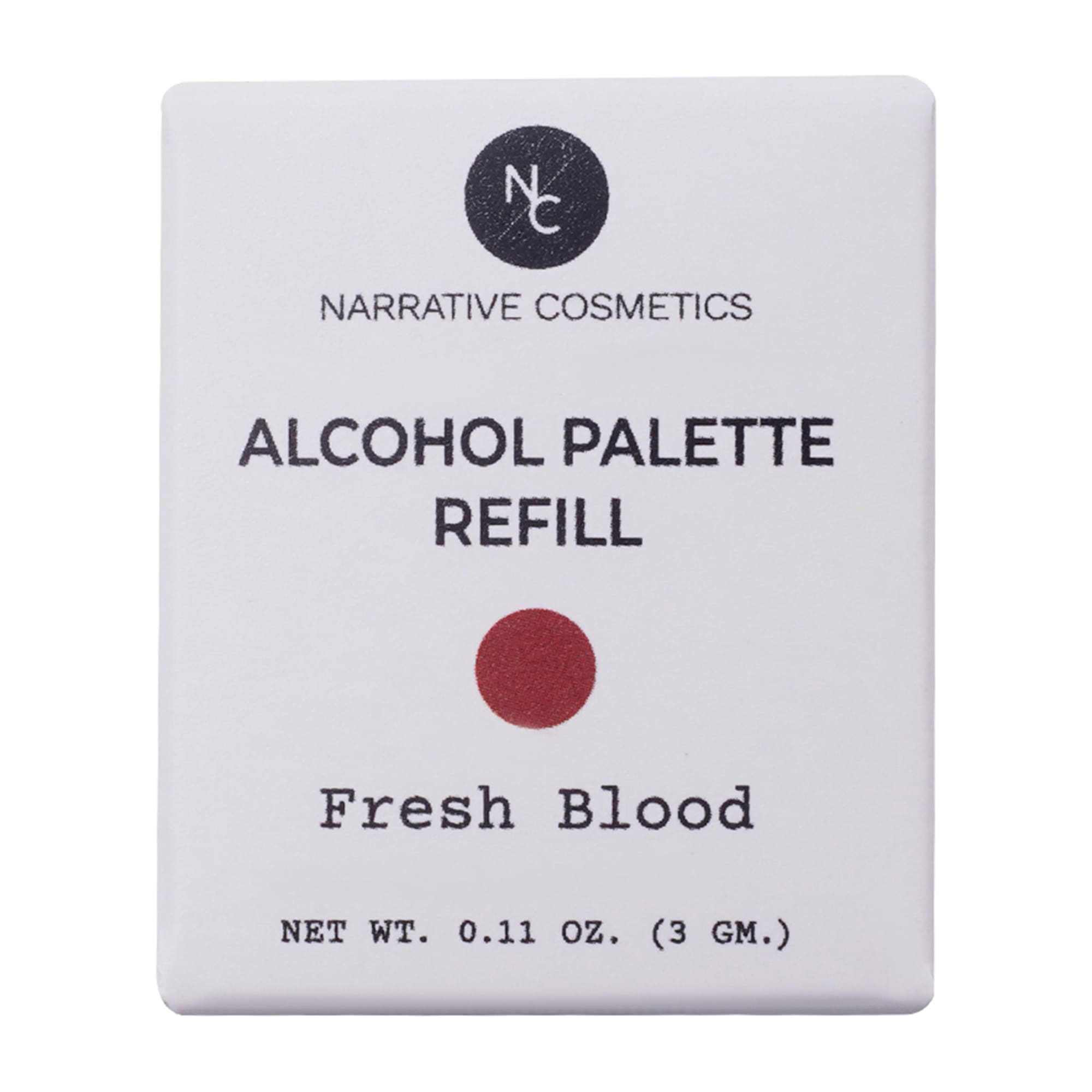 Narrative Cosmetics Alcohol Palette Refill Pans - Professional FX Makeup Colors for Special Effects, Halloween & Theater - High Pigment Alcohol-Based Makeup for Face & Body Art